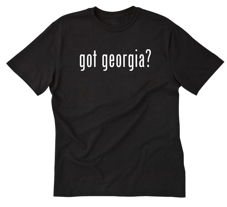 Got Georgia? T-shirt Funny State Atlanta Place Name Mens Ladies Cotton Tee Shirt