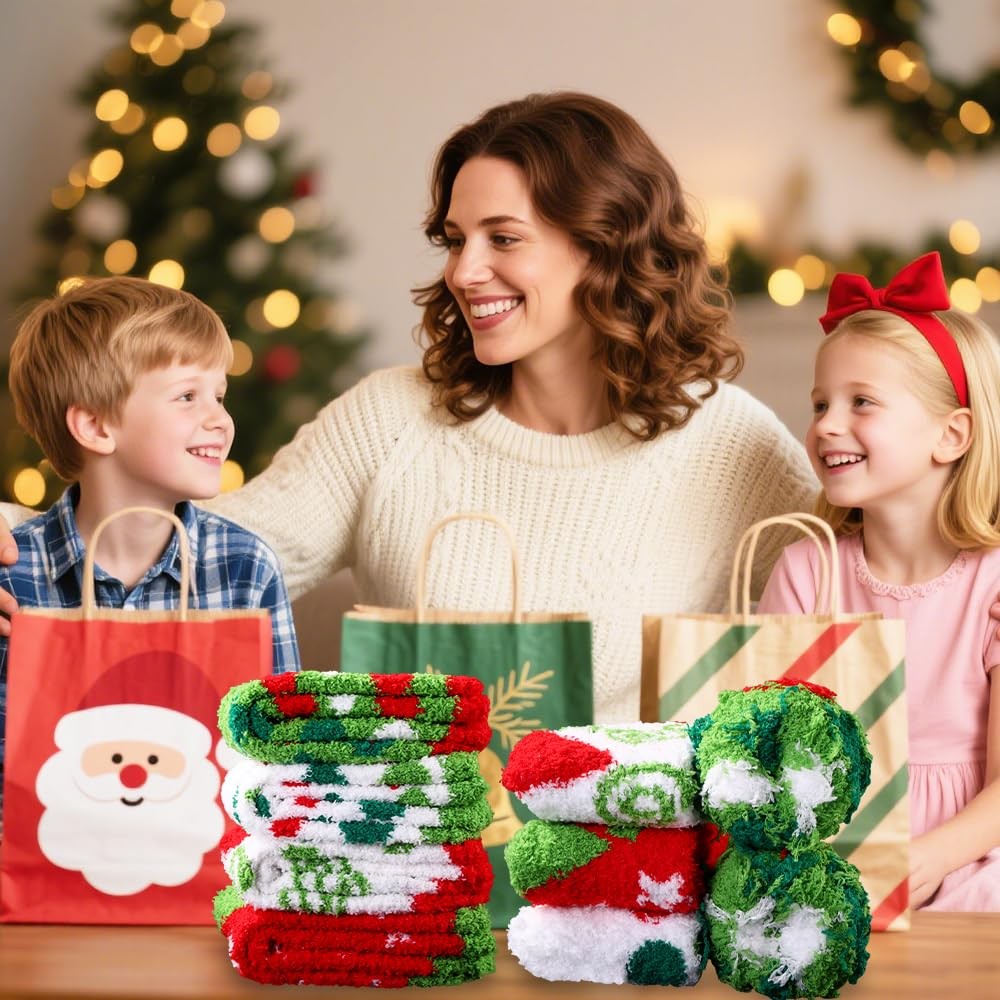 Fluffy Socks Women Men Cozy Fuzzy Winter Warm Supply Festival Party Holiday