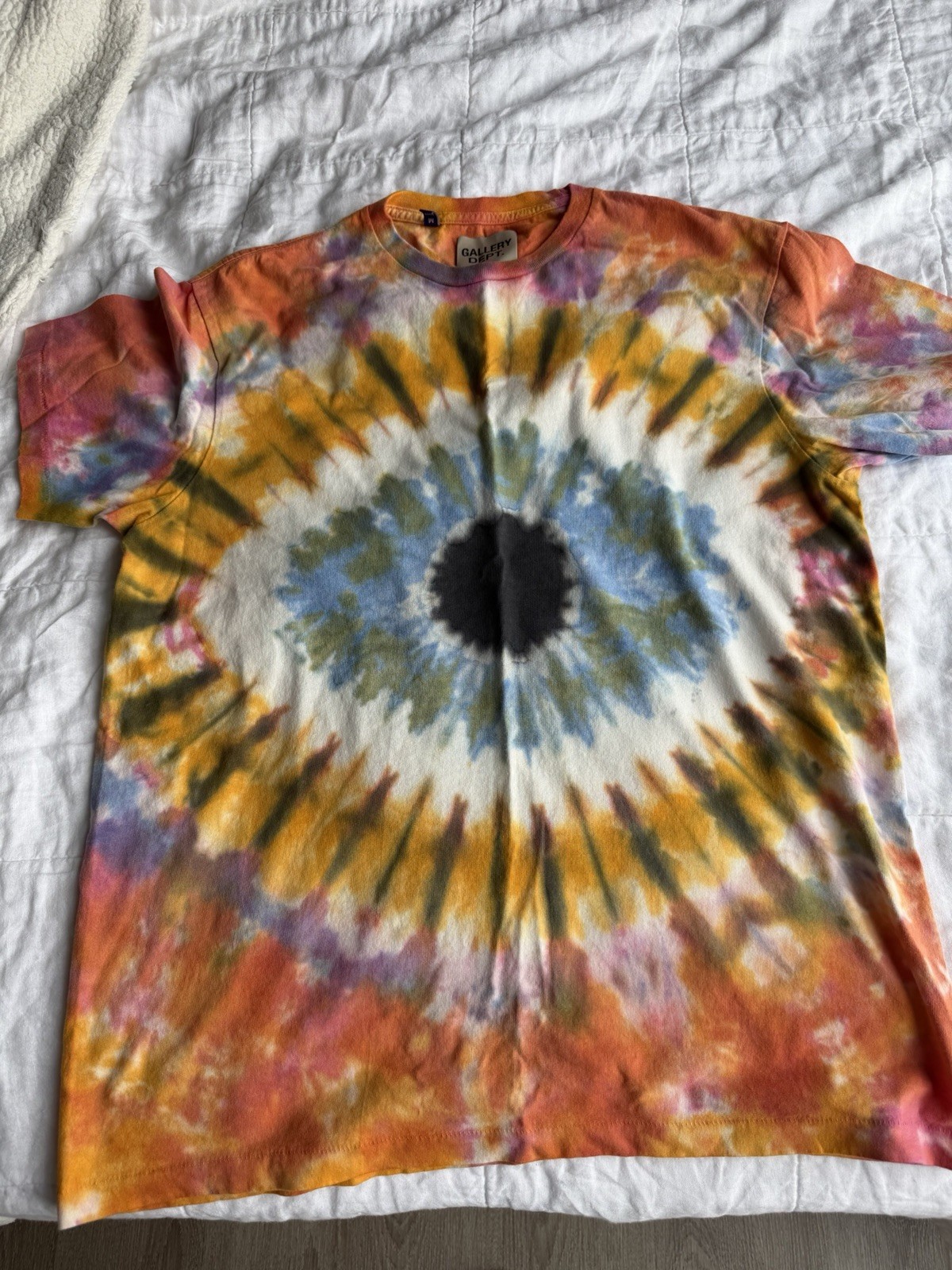 Gallery Dept Eye Dye Tie Dye Tee Shirt Medium Multi Color