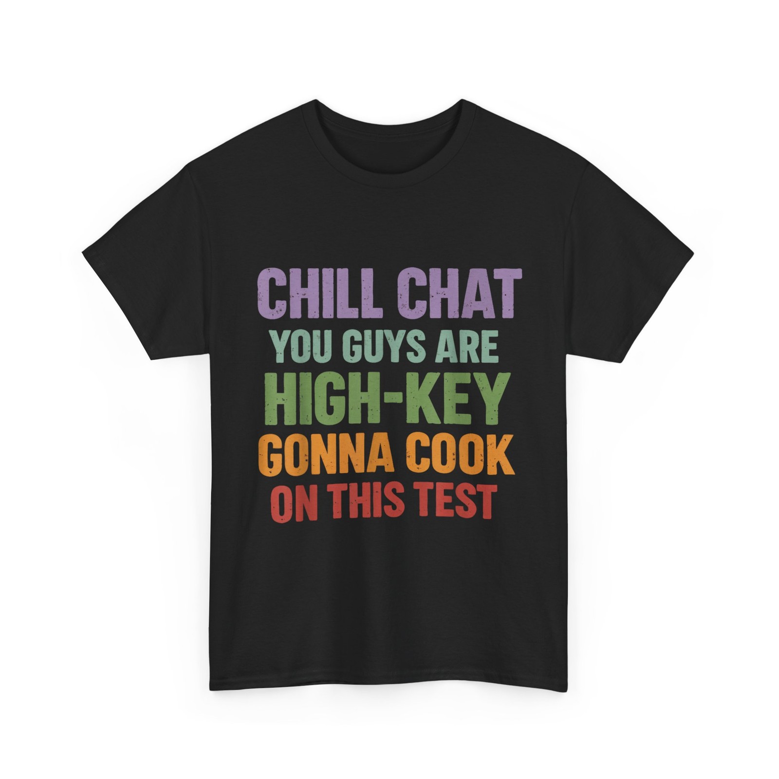Test Day Shirt, Chill Chat You Guys are High Key Gon&rsquo; Cook On This Test T-Shirt