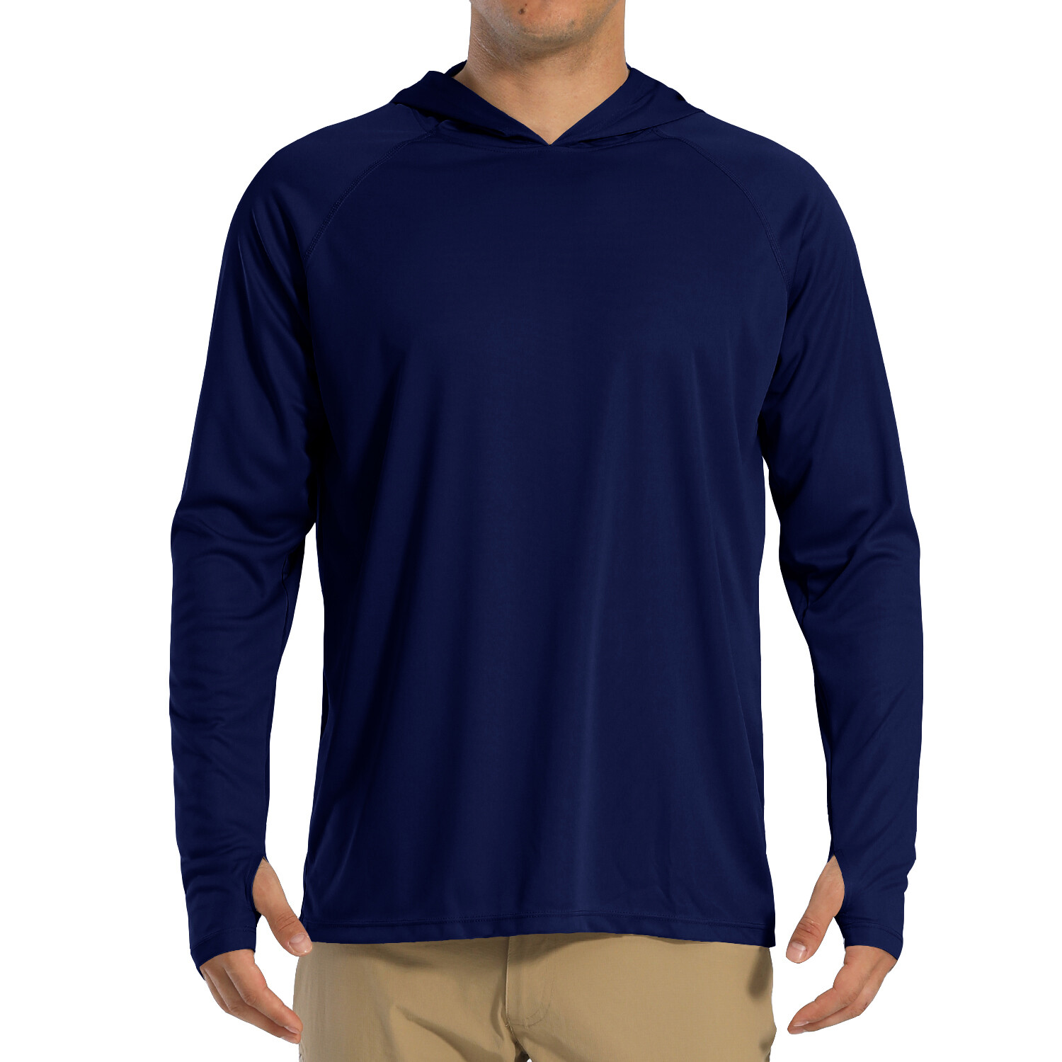 UPF50+ Men&rsquo;s Hoodie Sun Shirts Long Sleeve Skin Protection Outdoor Fishing Tops