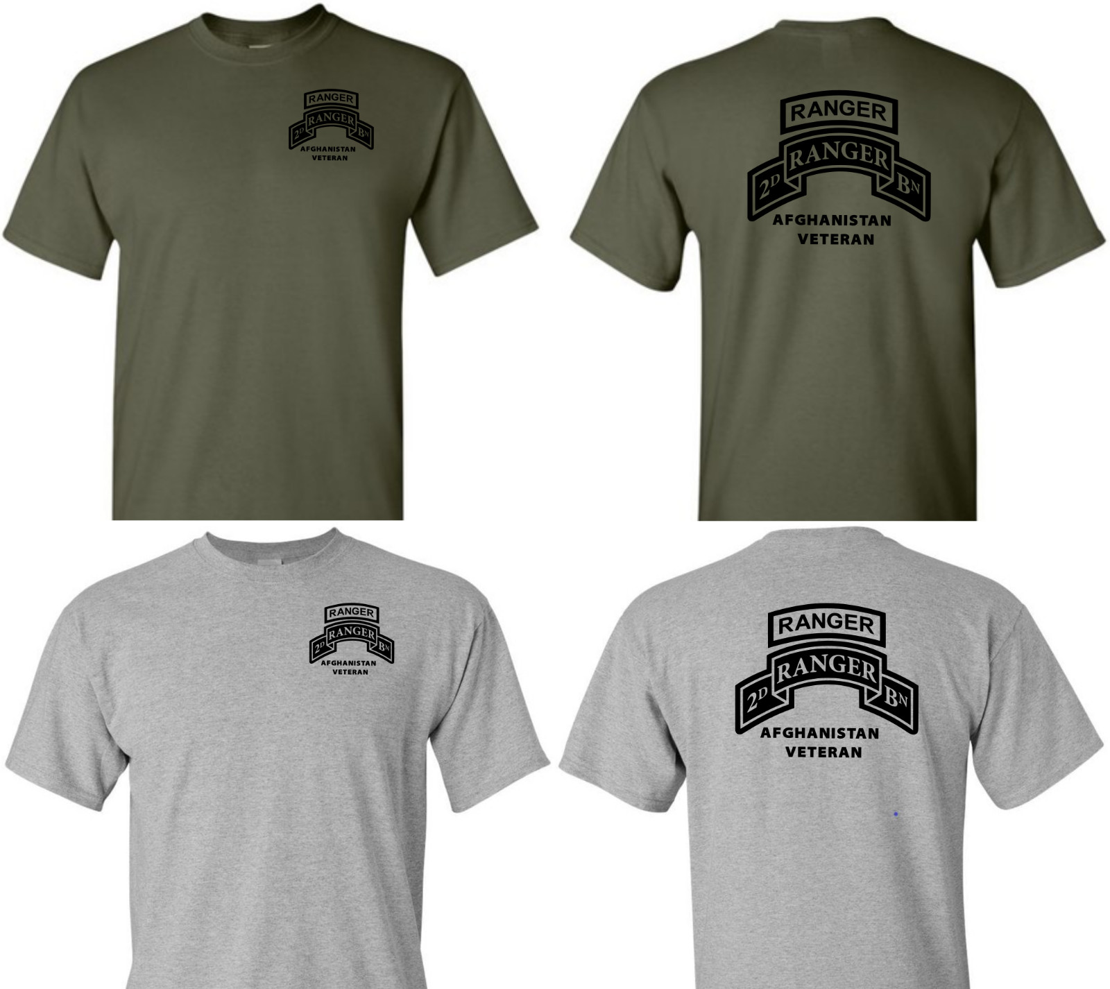 2nd Ranger Battalion Shirt, Army Ranger Custom Performance Shirt 75th Ranger Reg