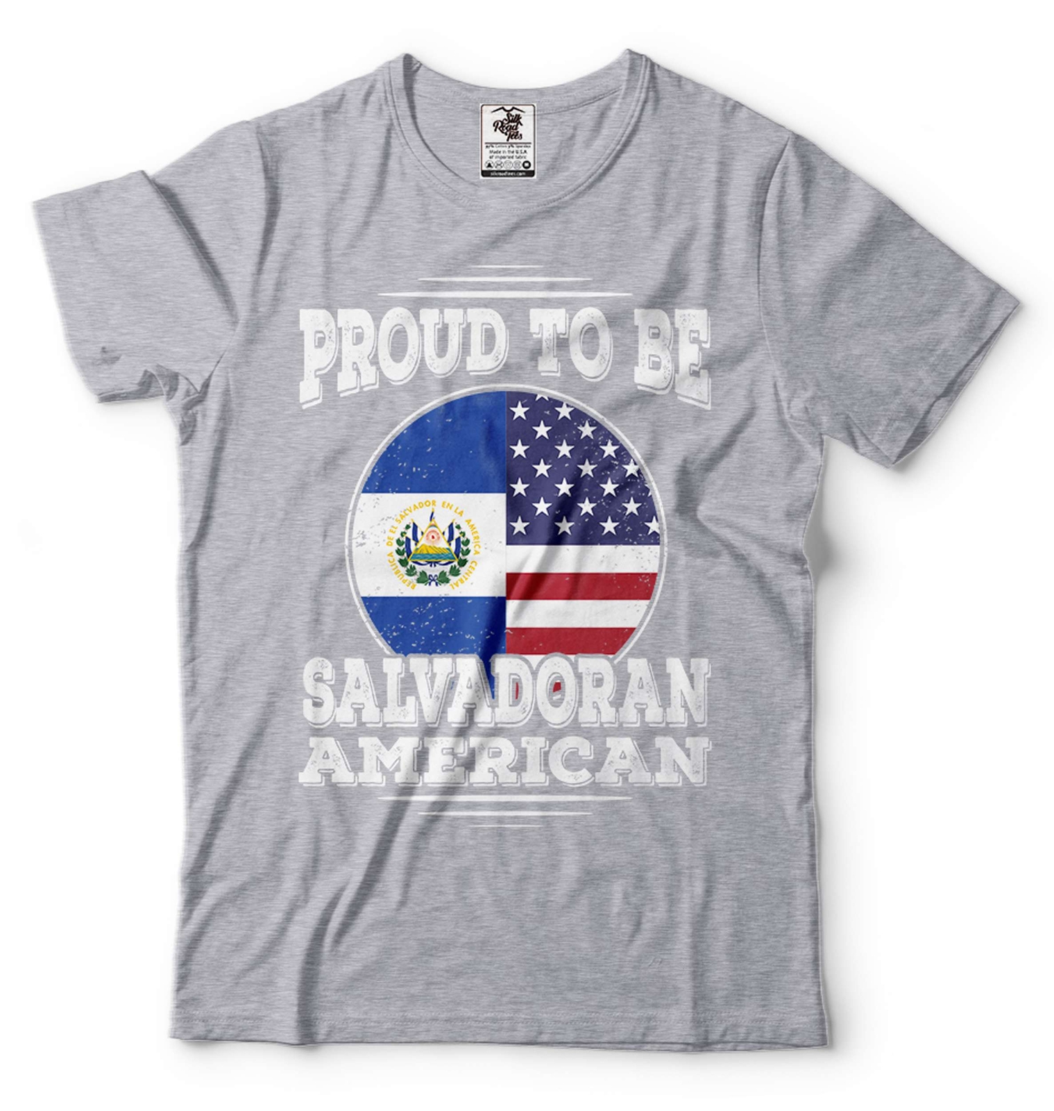 Proud To Be Salvadoran American Tee El Salvador Patriotic Shirt El Salvador Tee