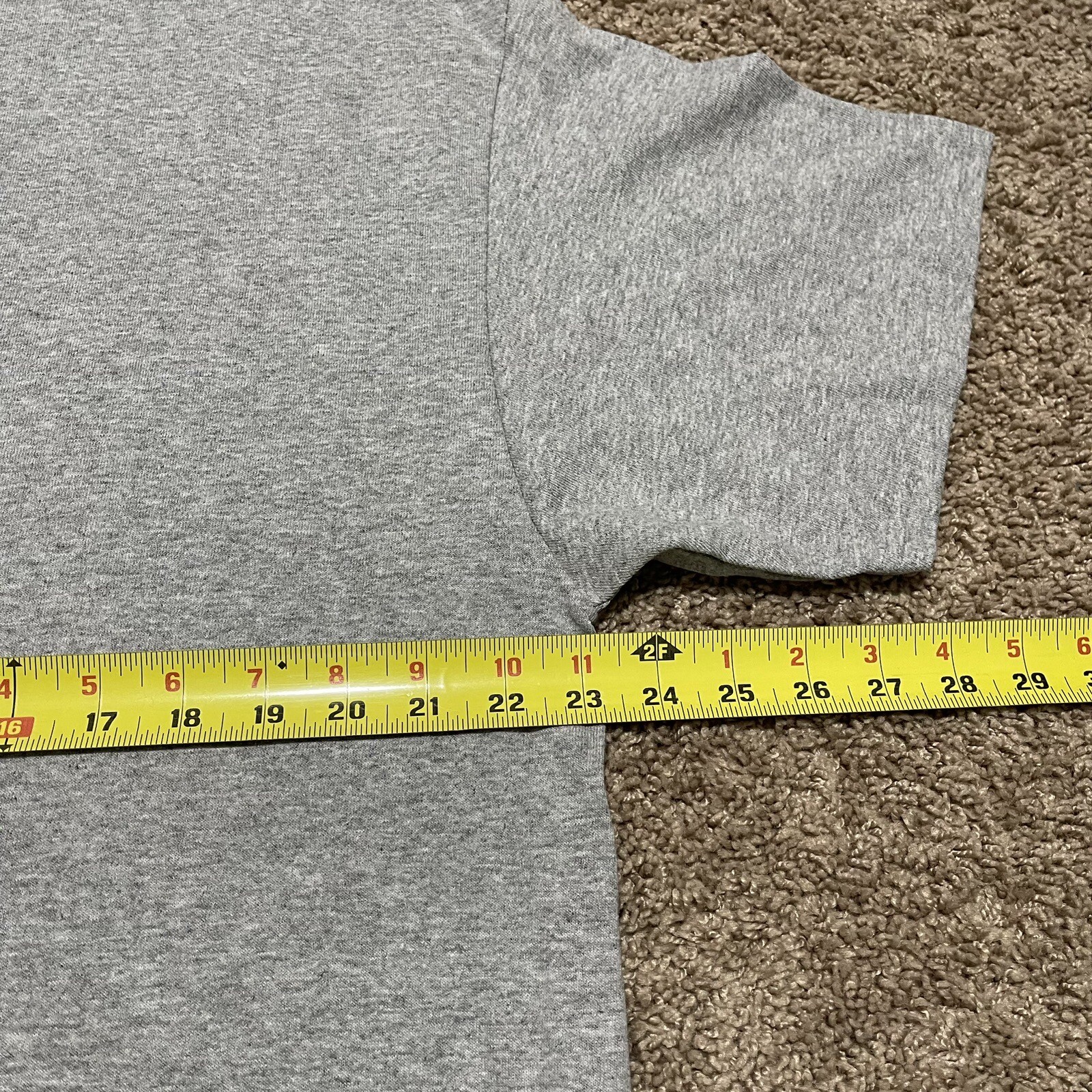 Orlando Florida Shirt Mens XL Grey Baseball Glossy Silver Logo Delta Pro Weight