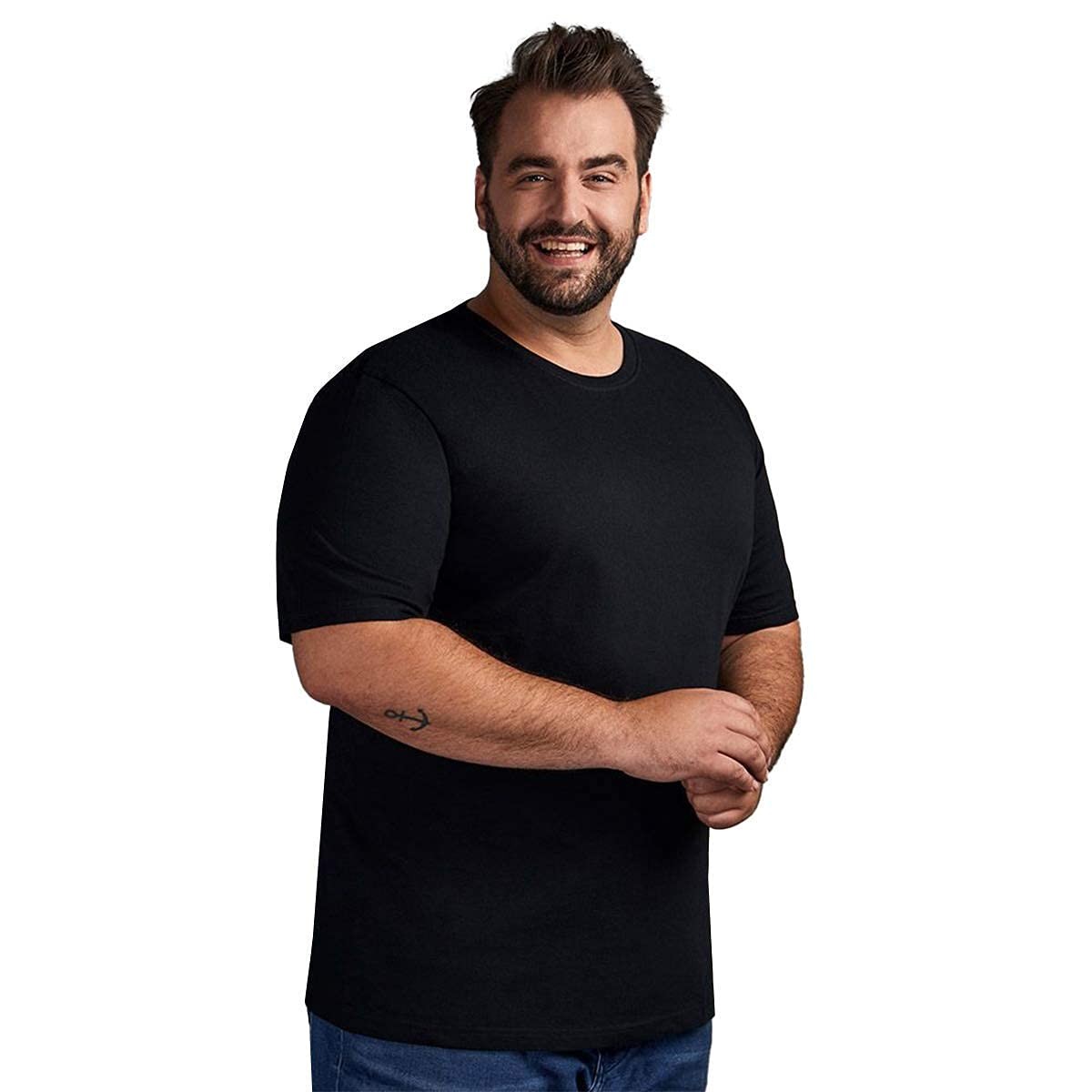 BILLIONHATS 12 Pk Wholesale Men&rsquo;s Cotton T-Shirt Bulk Big Tall Short Sleeve Tees
