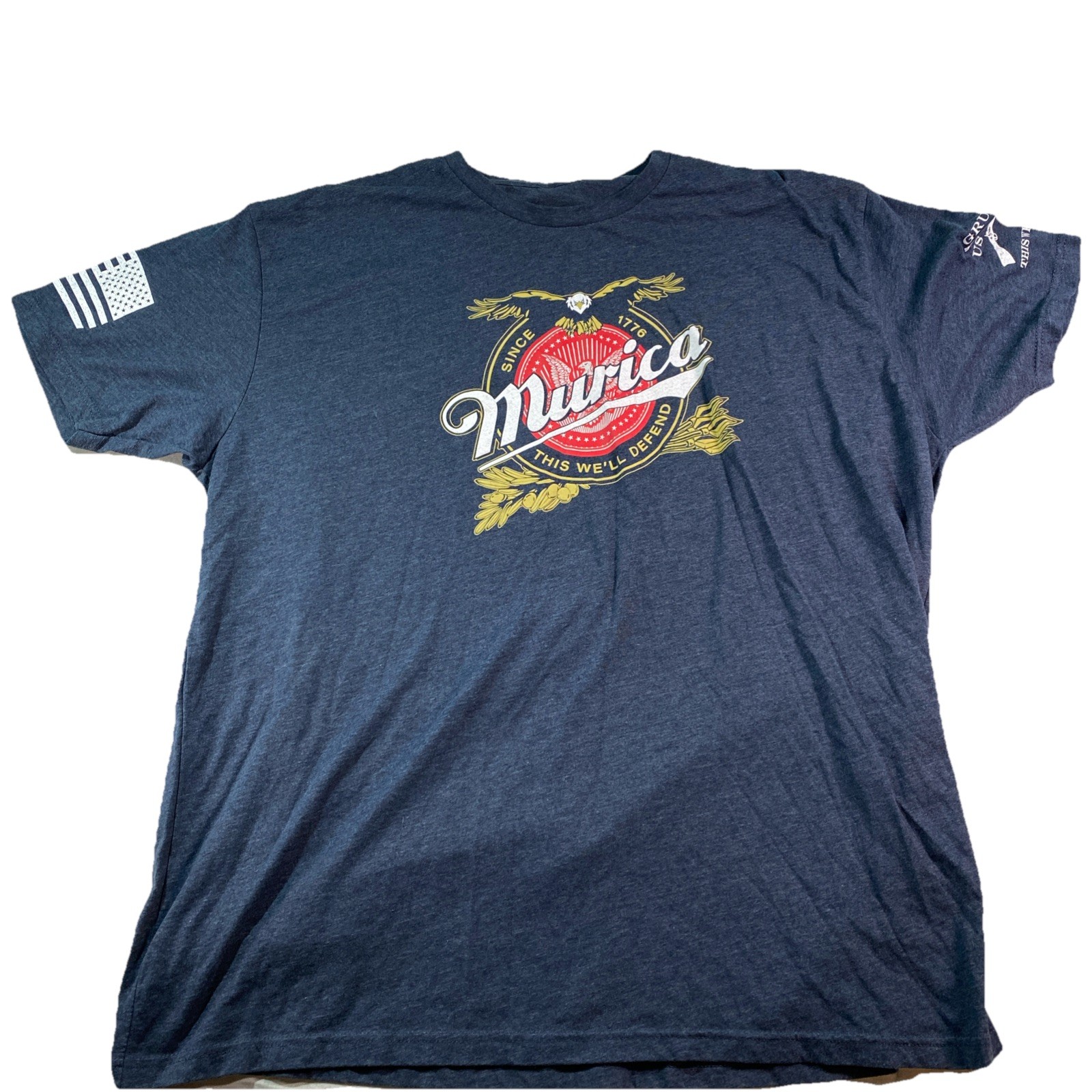 Grunt Style Murica Brewing T-Shirt – Midnight Navy 3XL XXL