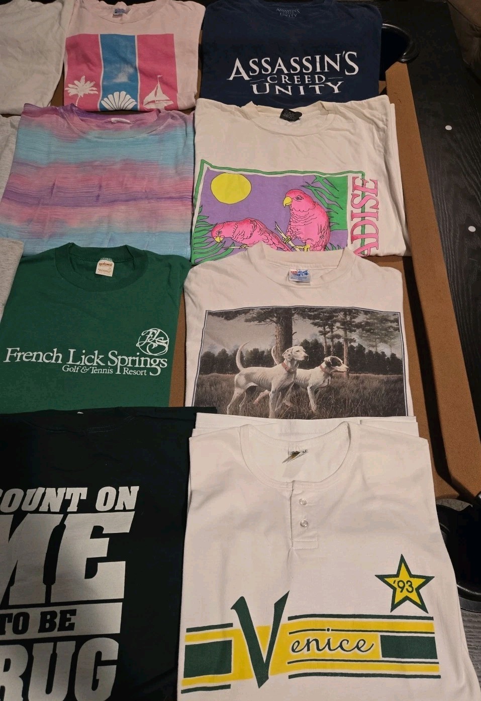 Wholesale Lot of 24 Vintage Mix Short Sleeve T Shirts Single Stitch Mix Sizes