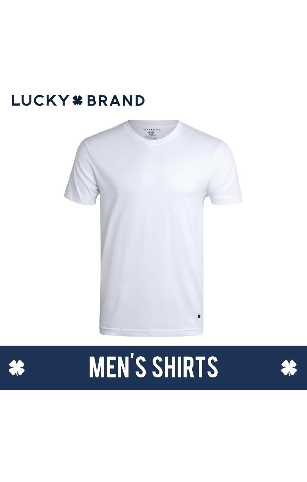 Lucky Brand Crew Neck Tees 4pk