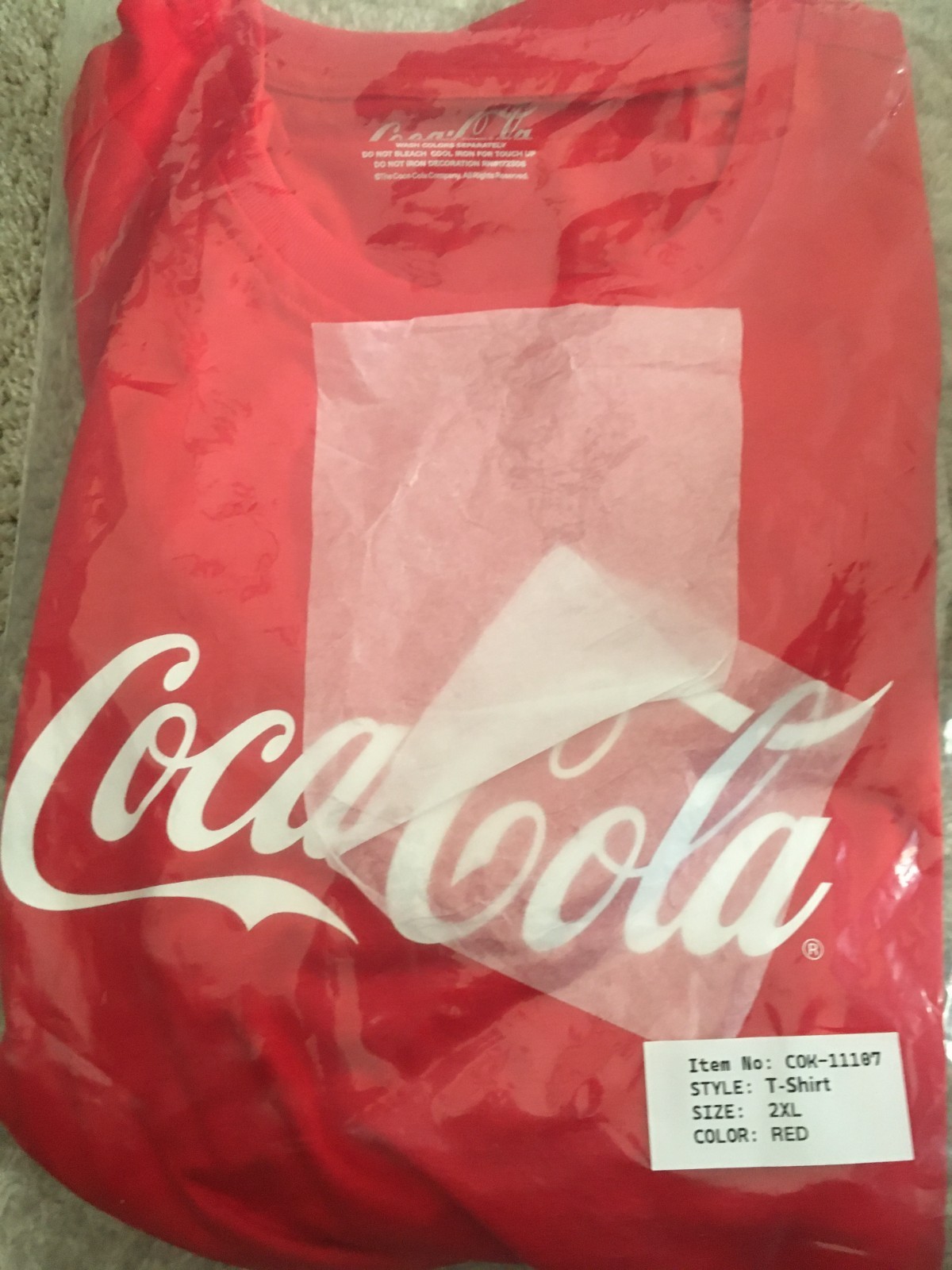 Coca-Cola World Cup Red T-shirt 2XL