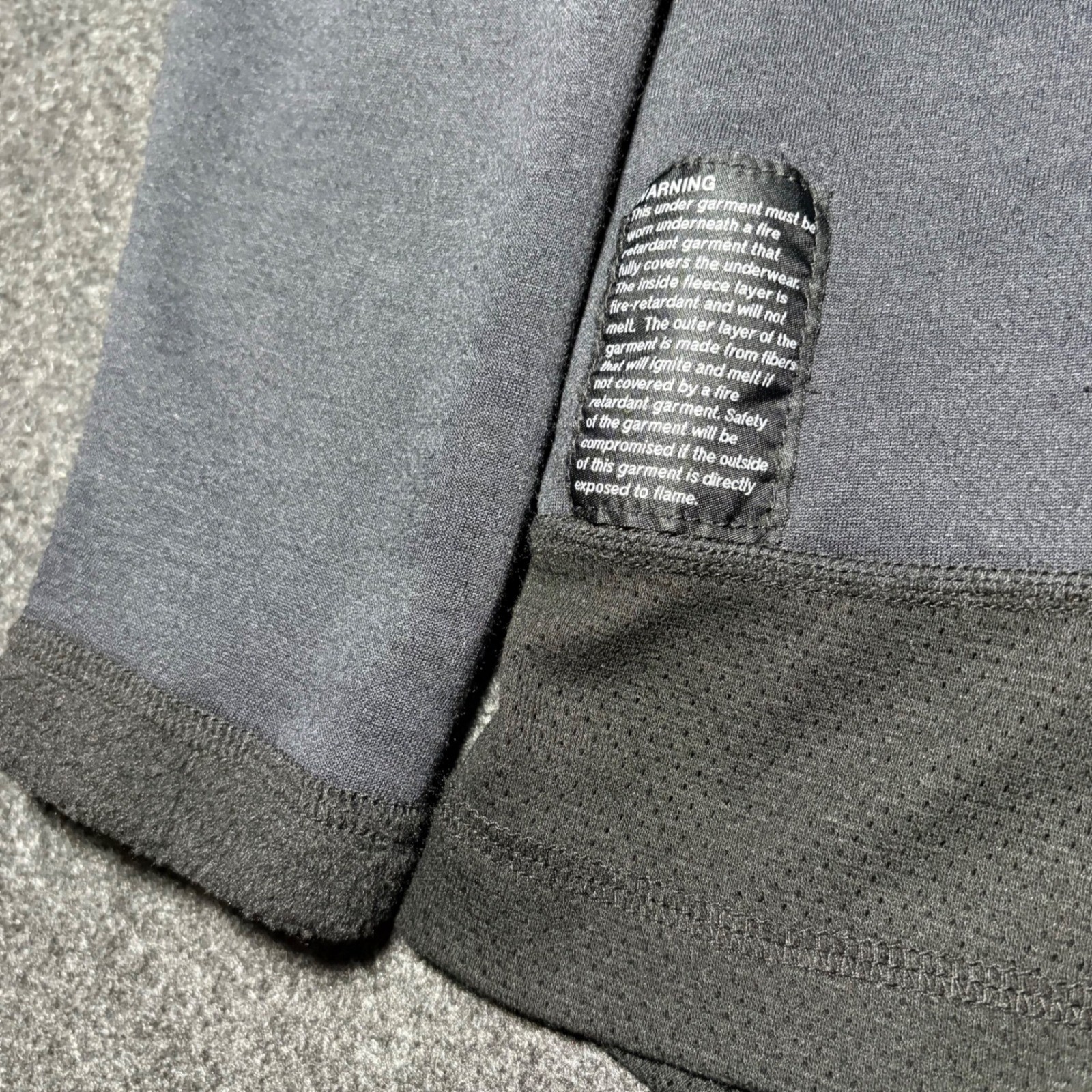 Peckham Polartec Aramid Midweight Fleece Shirt Extra Large Fire Retardant Nomex