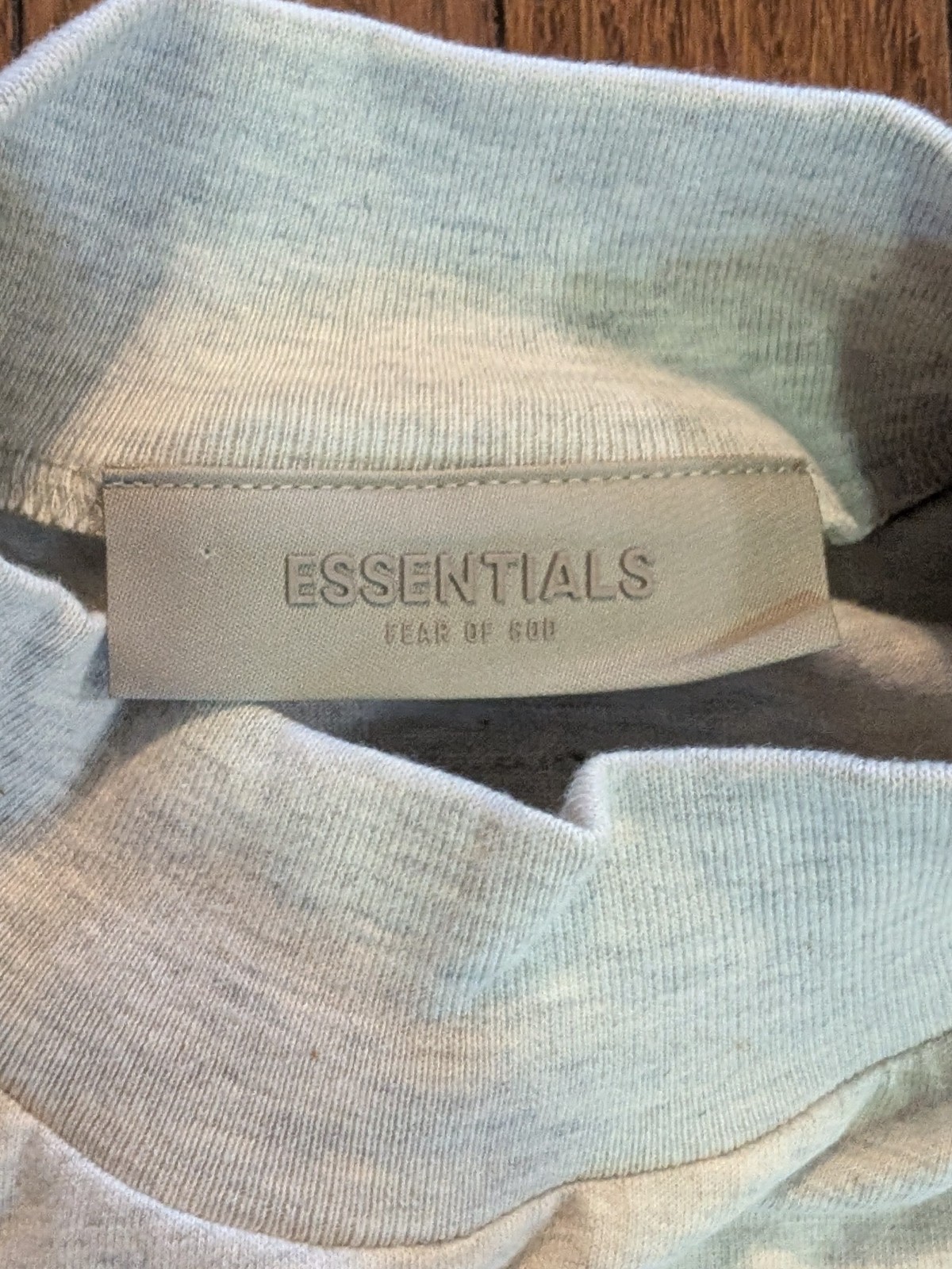 BNWT Fear of God Essentials Light Oatmeal Long Sleeve Shirt – Size S
