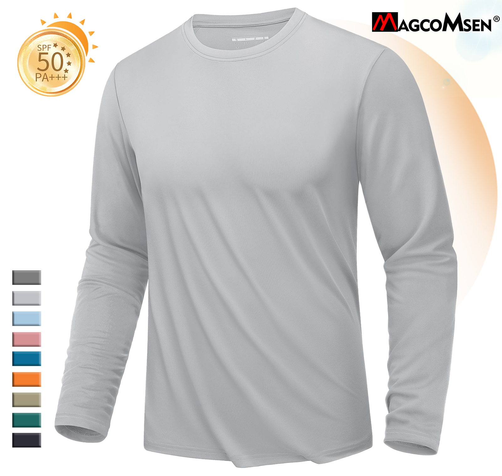 UPF50+ Men&rsquo;s Sun Protection Long Sleeve T-Shirt Quick Drying Performance Shirts