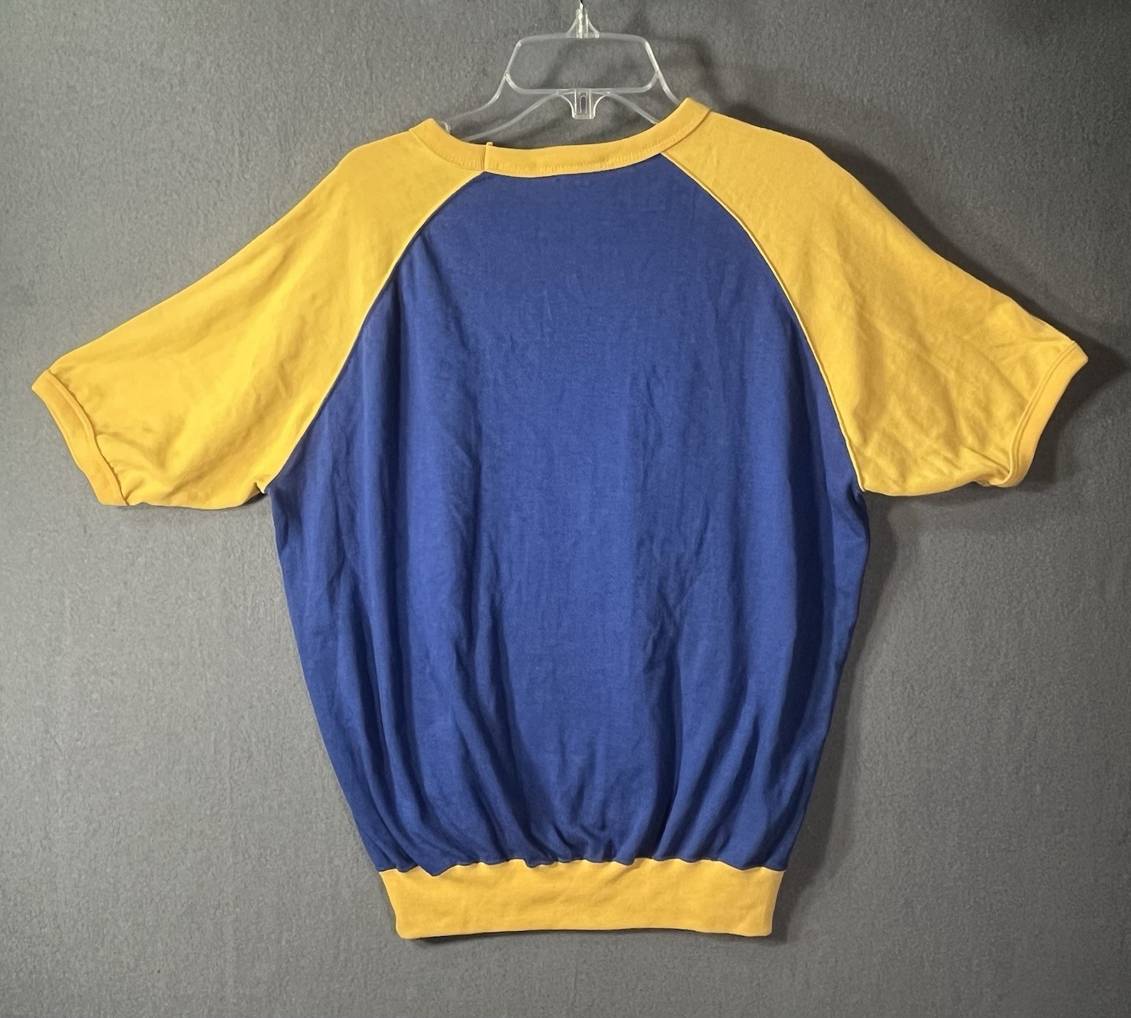 VTG Claybrooke Raglan Shirt Sportswear Gym 70s 80s Korea Colorblock See Photos