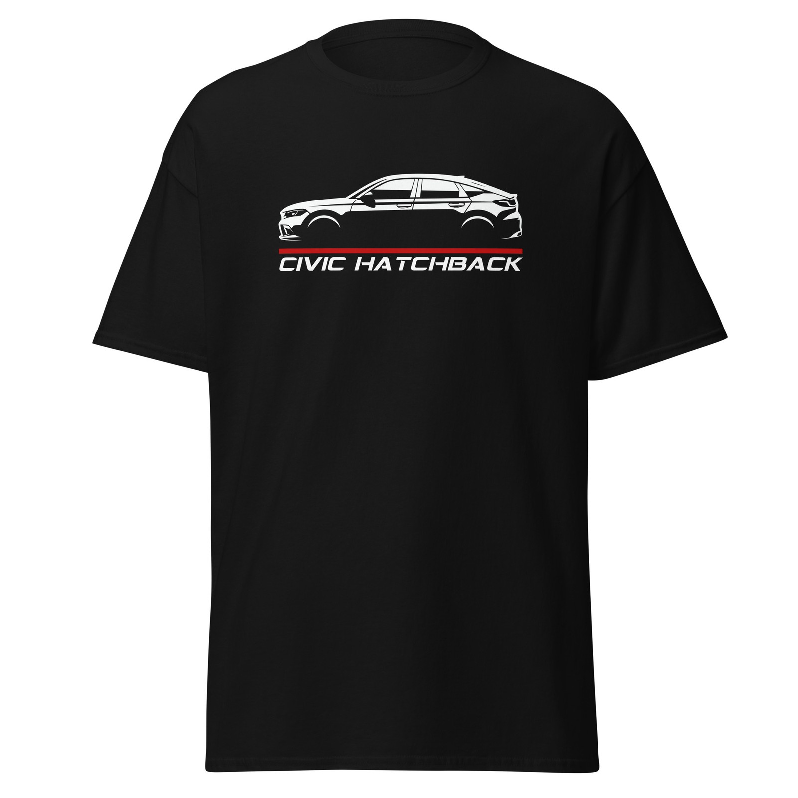 Civic Hatchback 2023 Modern Daily Commuter Custom Graphic Tee T-Shirt Gift