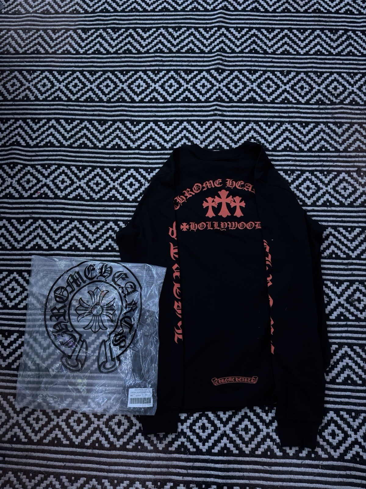 Chrome Hearts Men&rsquo;s Long Sleeve T-Shirt Size Small