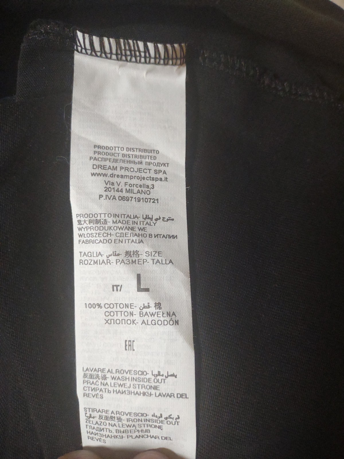 comme des fuckdown Tshirt Size L 23&Prime; x 29&Prime; MINT 100% Cotton made In Italy