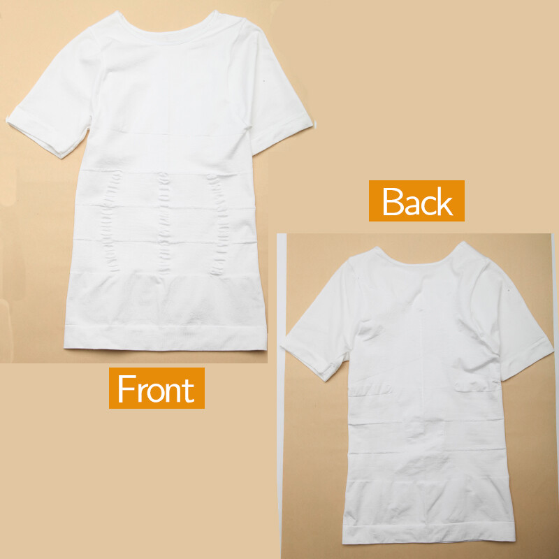 Fajas Para Hombres Faja Reductora De Hombre Men Body Abdomen Control Tee Shapers