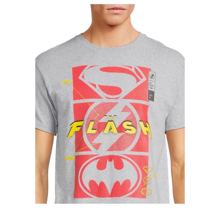 DC Comics THE FLASH T-Shirt Men&rsquo;s S (34-36) Super Icons Graphic Short Sleeve
