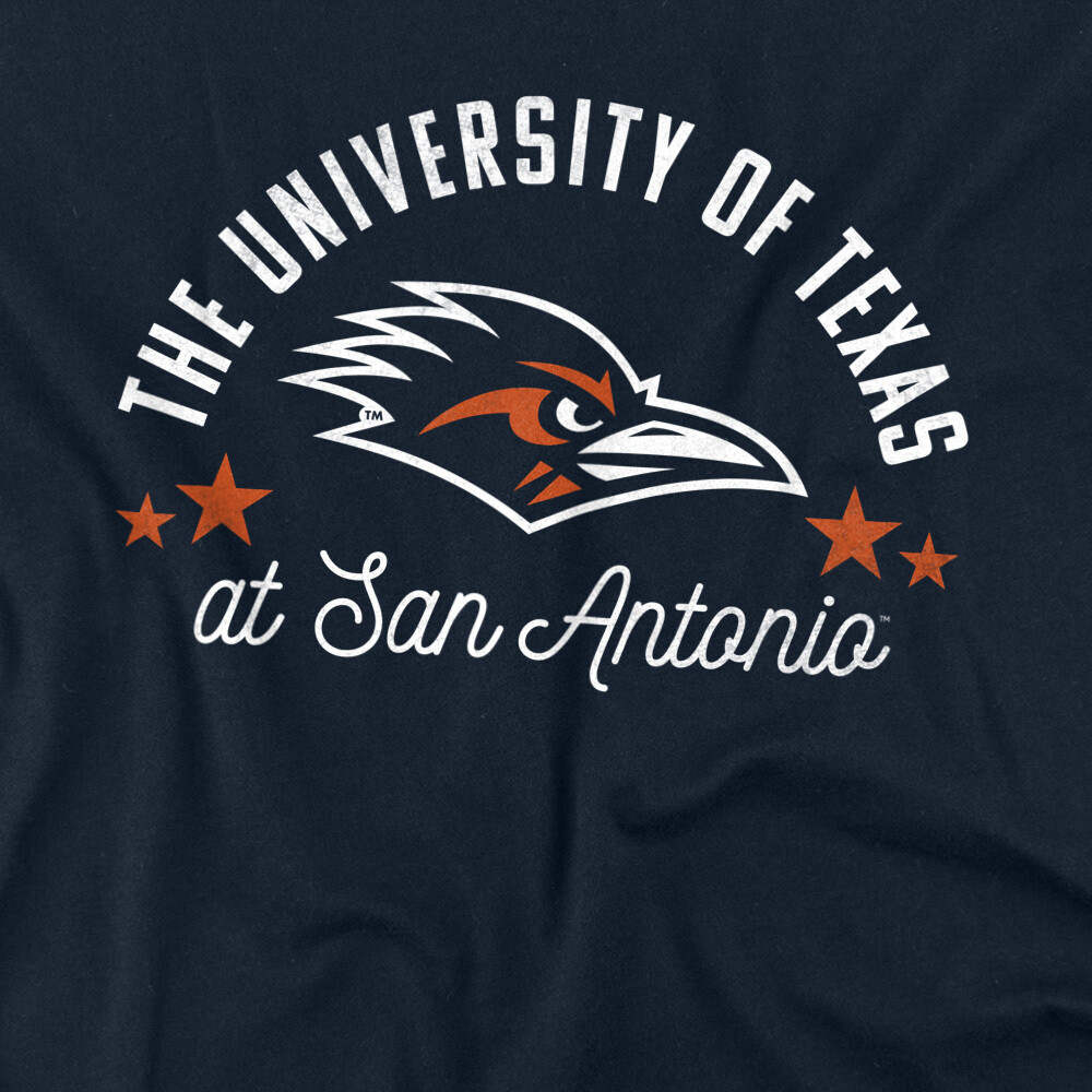 UTSA Adult T-Shirt Roadrunners, Navy, S-5XL