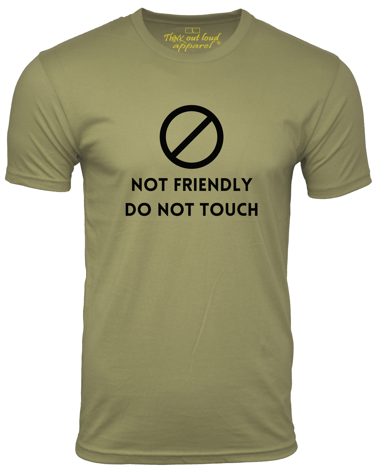Not Friendly Do Not Touch funny t shirt Introvert Humor Tee