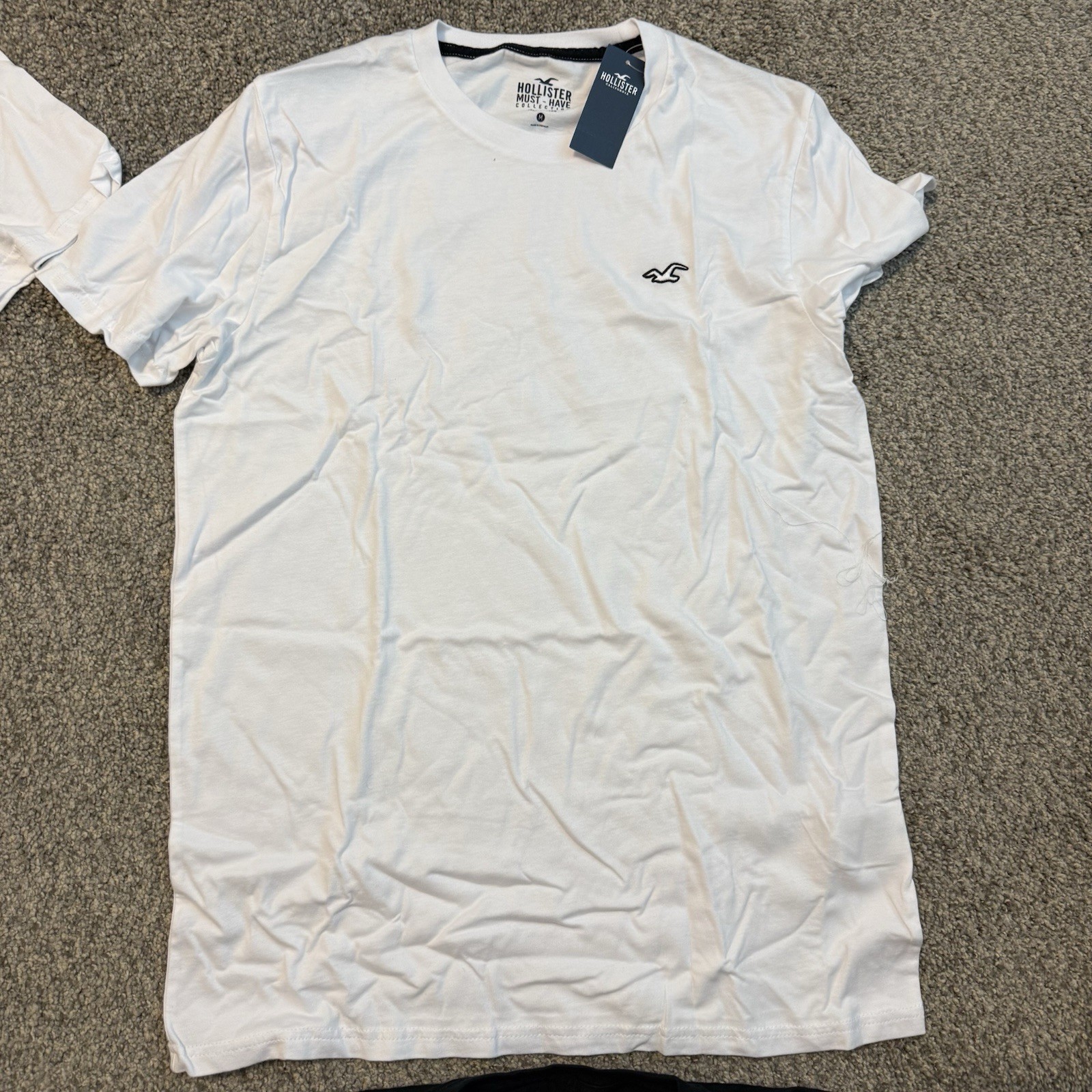 Hollister MUST HAVE Collection Crewneck T Shirts Pack of 6 Mens MEDIUM