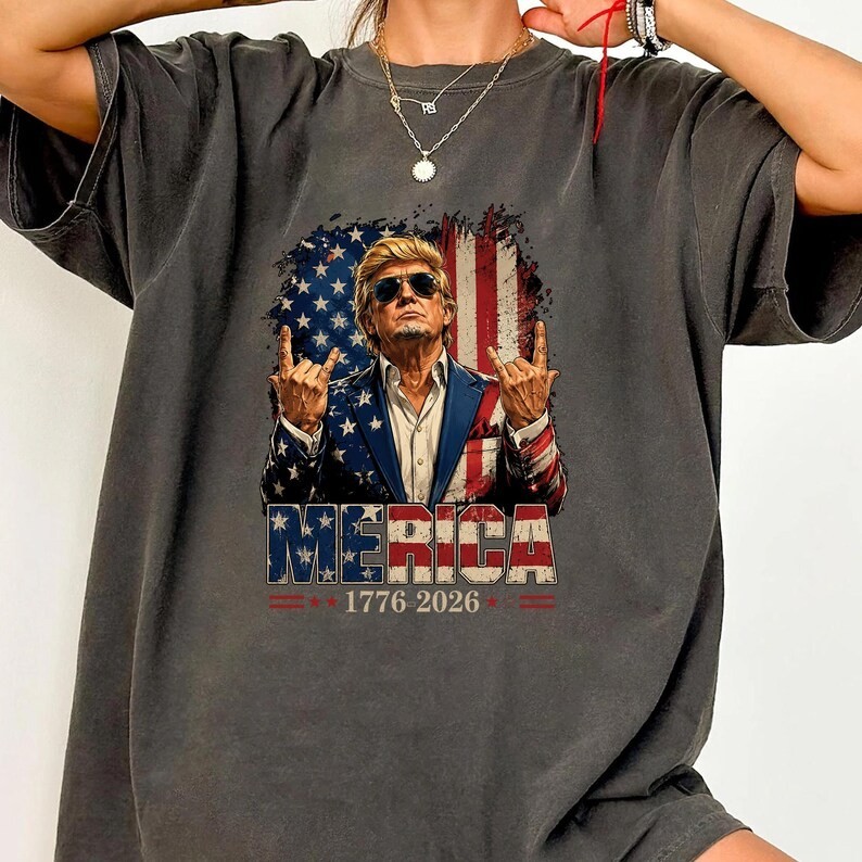 Trump 250th Birthday of America 250 Years 4th of July Trump T-Shirt