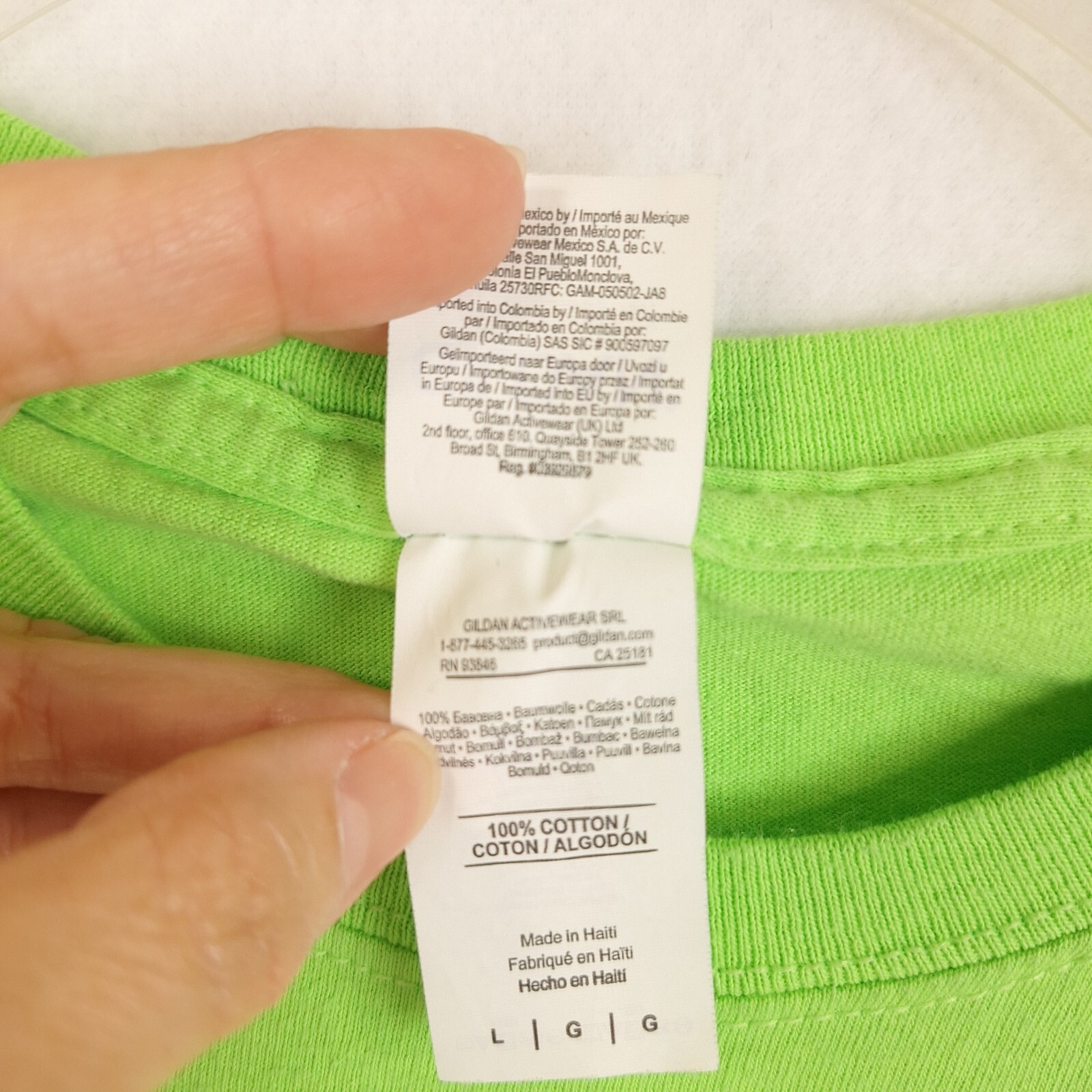 T Shirt Mens L Lime Green Short Sleeve Crew Neck Streetwear Adults Gen Z Humor