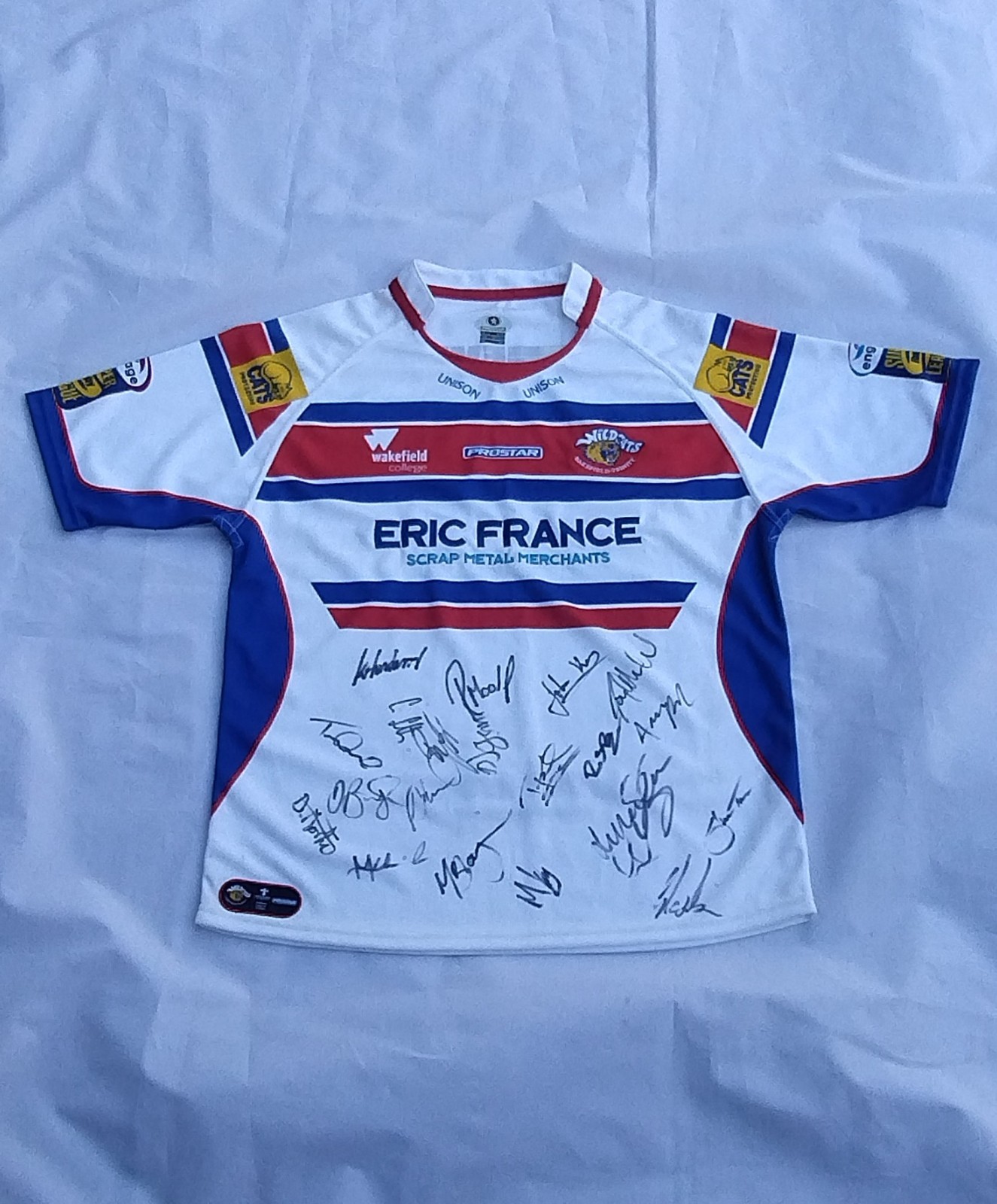 T Shirt Prostar Epic France Wakefield Trinity Wildcast, size L.