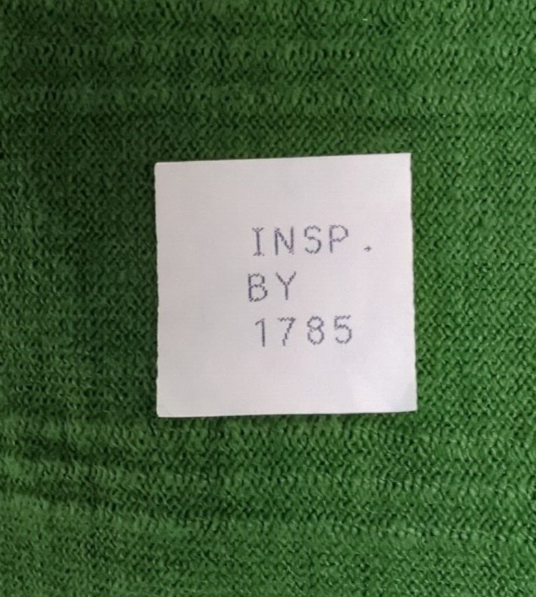 VTG 80s 90s COLUMBIAKNIT Henley T-Shirt Men&rsquo;s Size M Green Ribbed USA MADE ~NEW*