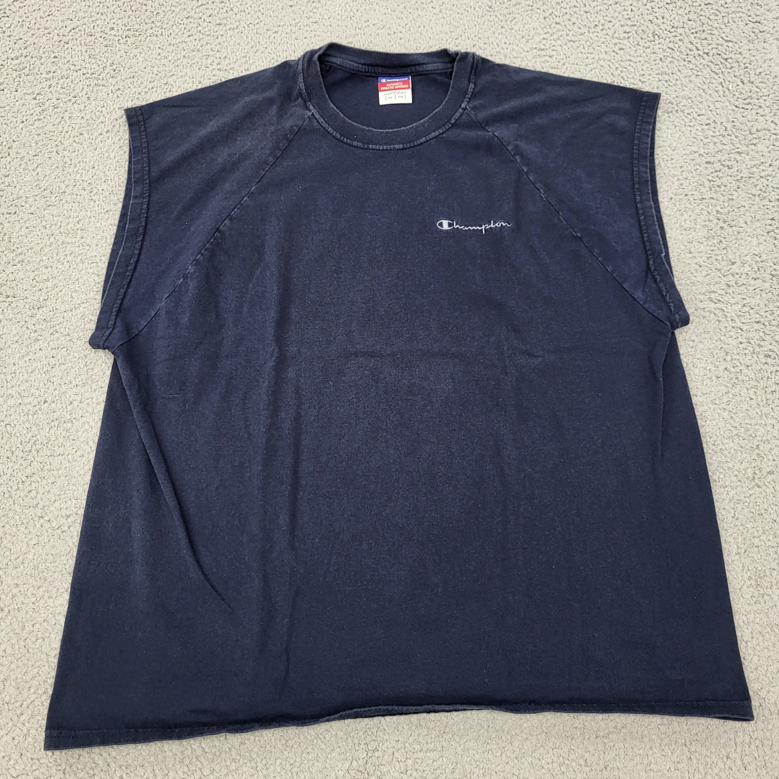 Champion Shirt Mens XL Black Embroidery