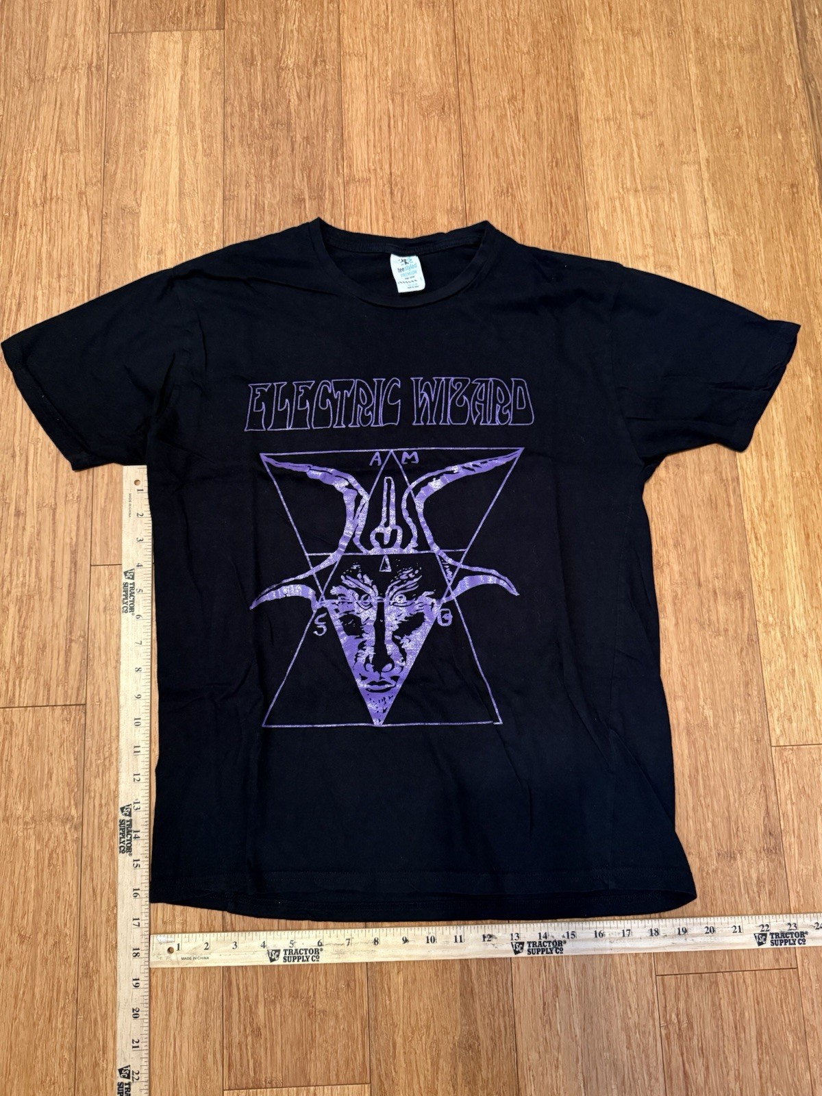 Electric Wizard – Rare Band T-Shirt – Size Large L – Pentagram Goat Graphic