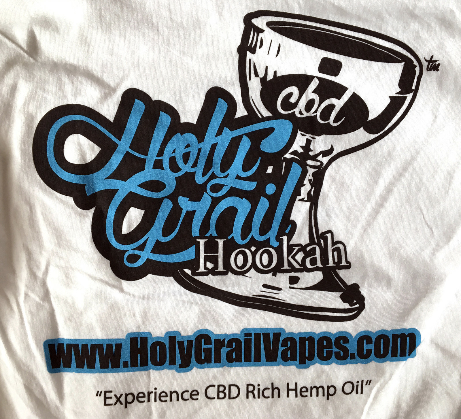 NEW Hookah Pot Smoking Holy Grail Promo T-Shirt Hemp Oil Vapes Relax High Small