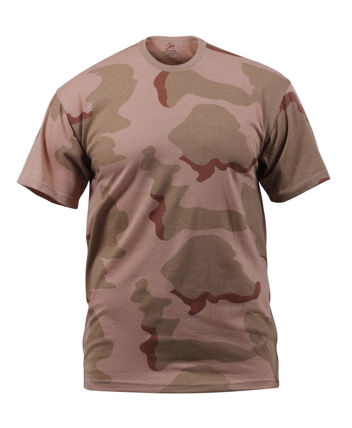 Rothco Men&rsquo;s Camo T-Shirt – Tri-Color Desert