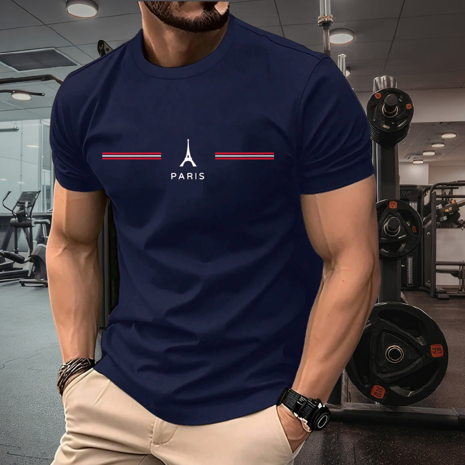 Men Cotton Oversized T Shirt Casual Loose Short Sleeve Summer Tee