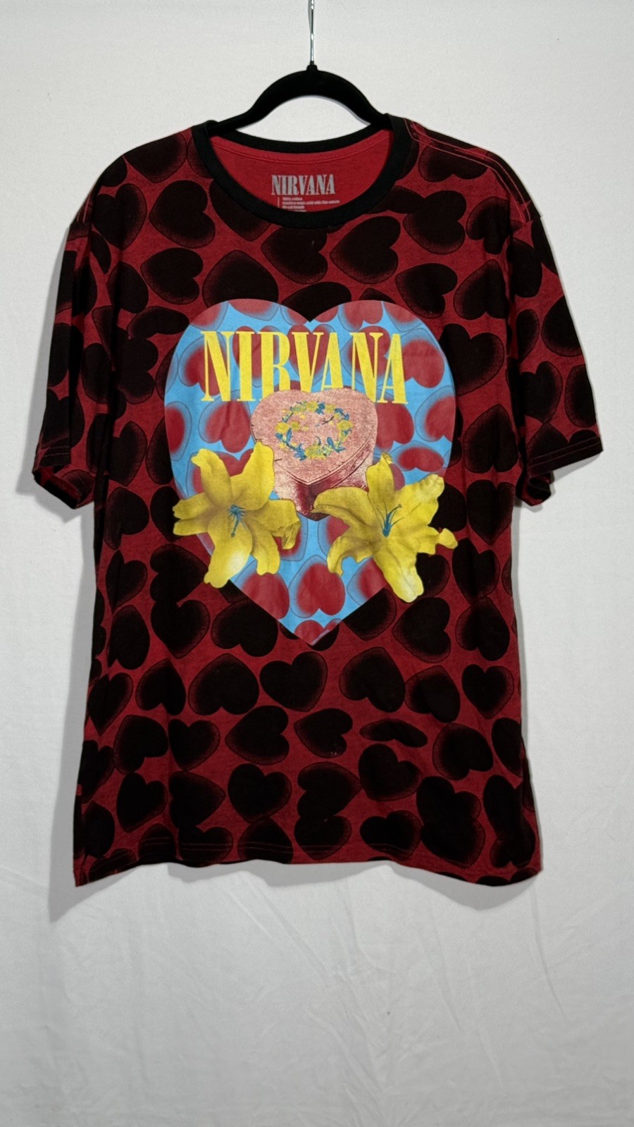 Nirvana Heart Shaped Box T-Shirt 2016 REPRINT