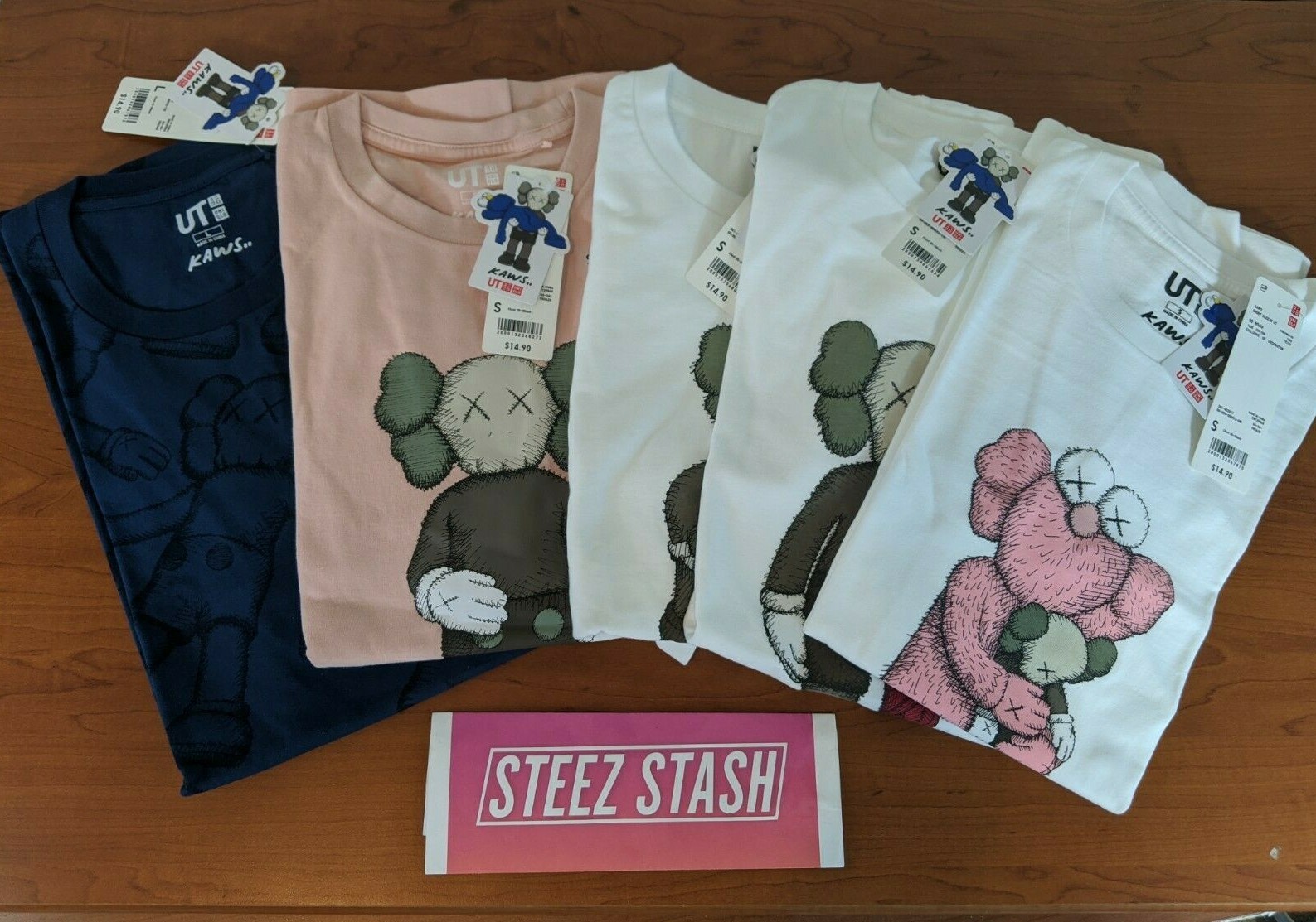 Uniqlo x Kaws Summer 2019 Companion BFF Clean Slate Men&rsquo;s T-Shirts New