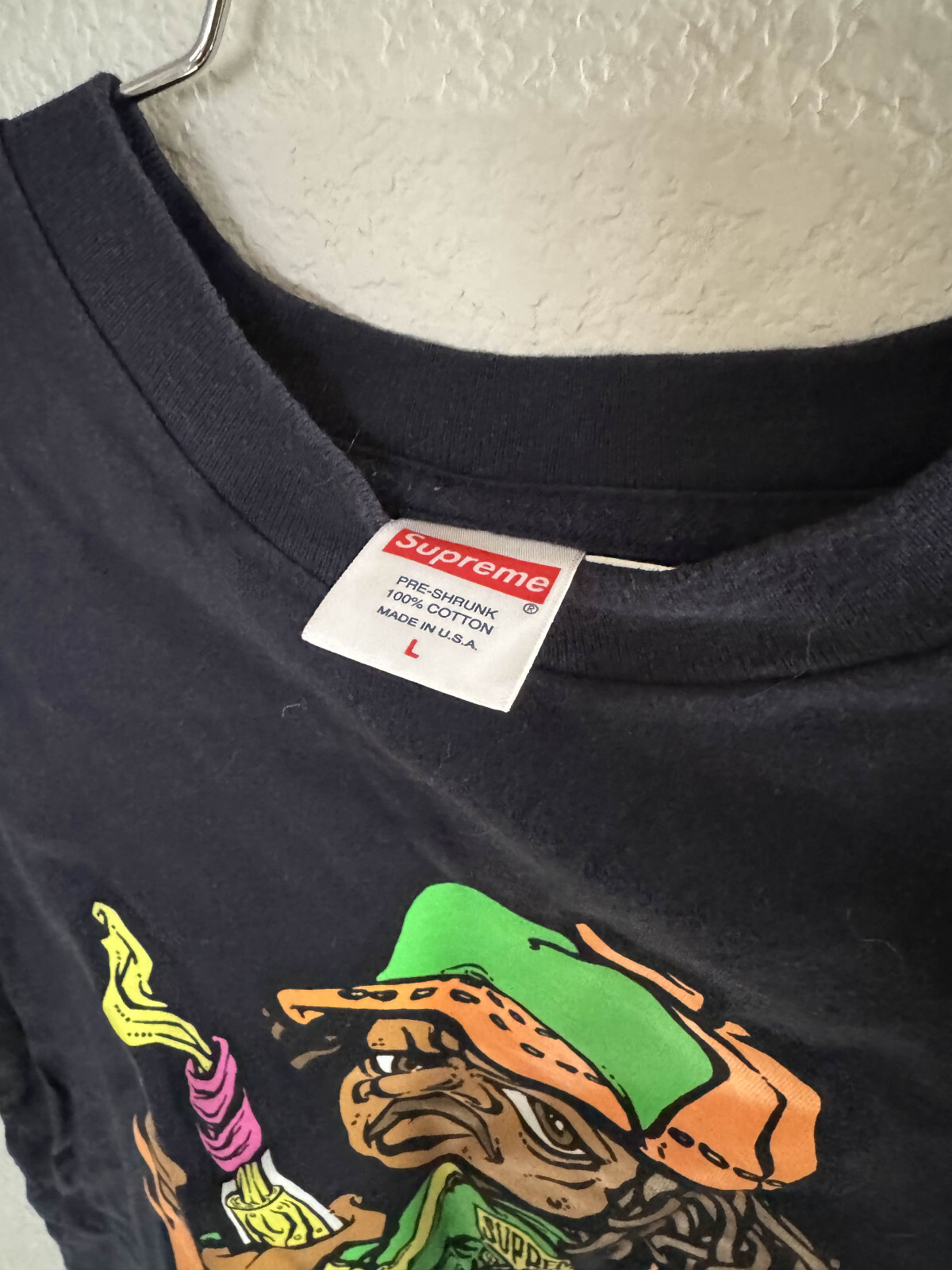 Supreme New York Molotov Kid Tee Black Shirt Men&rsquo;s Size Large L SS19