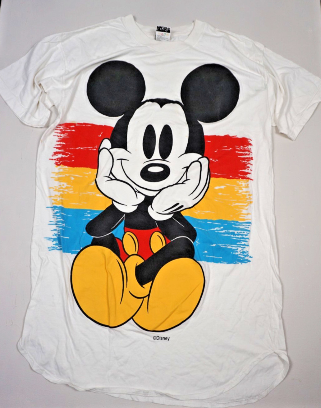 Vintage 90s Disney Mickey Mouse Sleep Shirt One Size AOP Cartoon Dress
