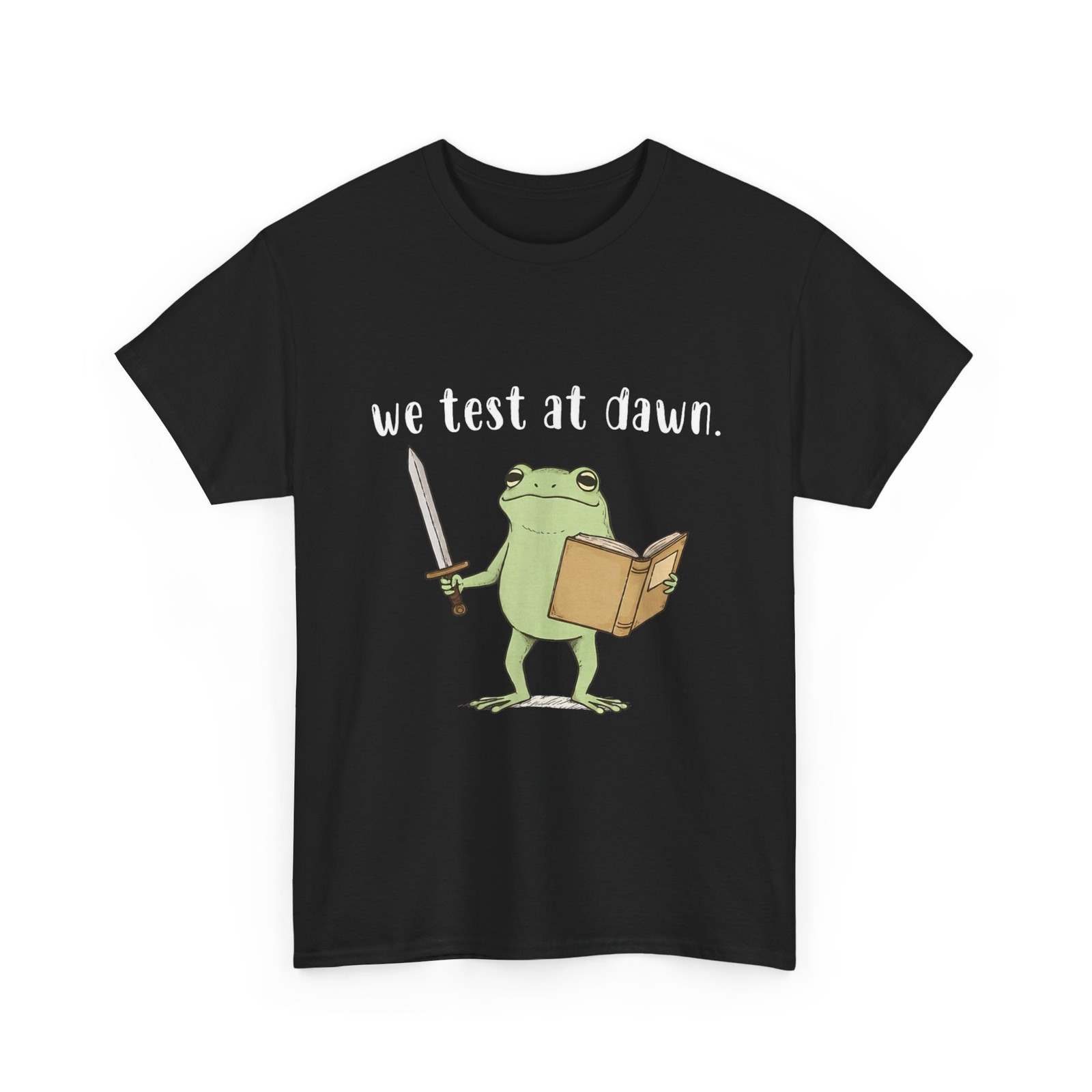 Teacher Frog We Test At Dawn Shirt, Test Day Coordinator Final Exam T-Shirt