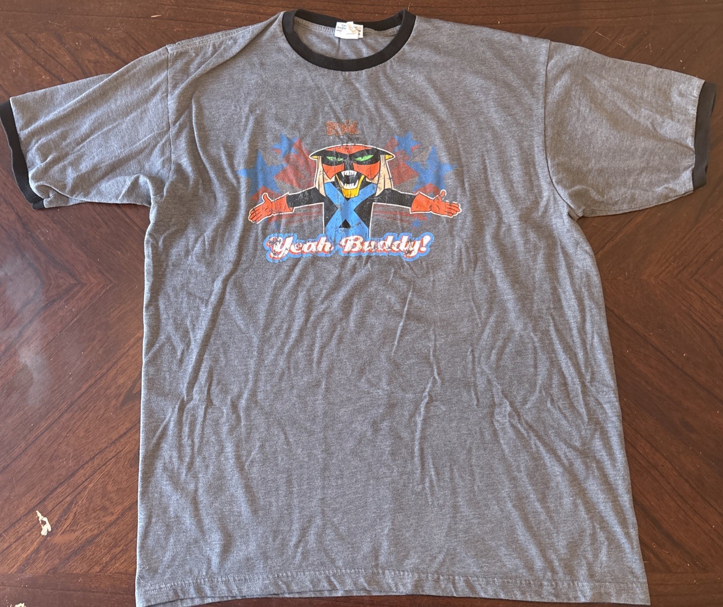 Ripple Junction The Brak Show Adult Swim “Yeah Buddy” Ringer T-Shirt – Size 2XL