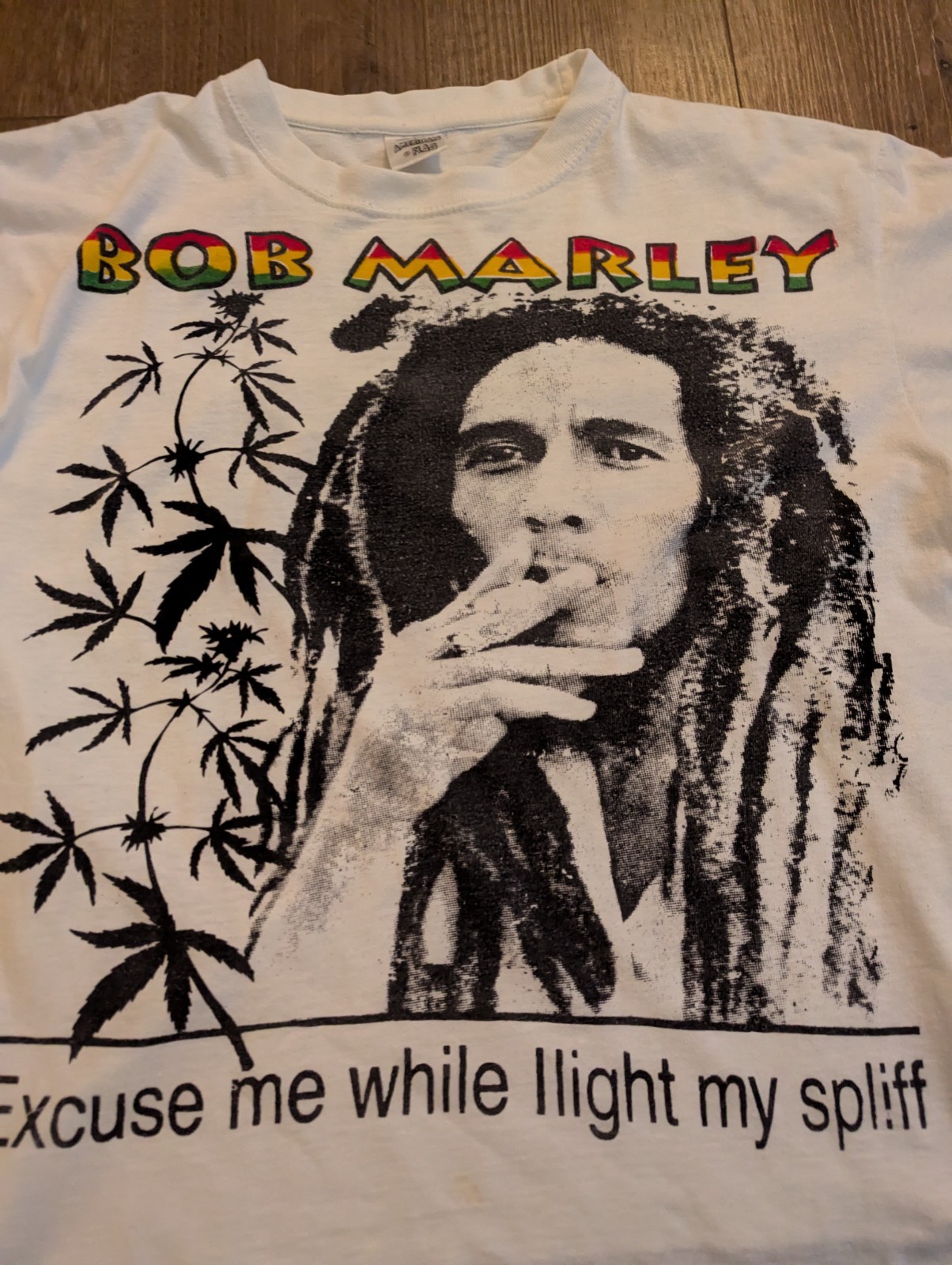 Vintage Bob Marley Shirt Size Large Roots Reggae Wailers Jacob Miller Peter Tosh