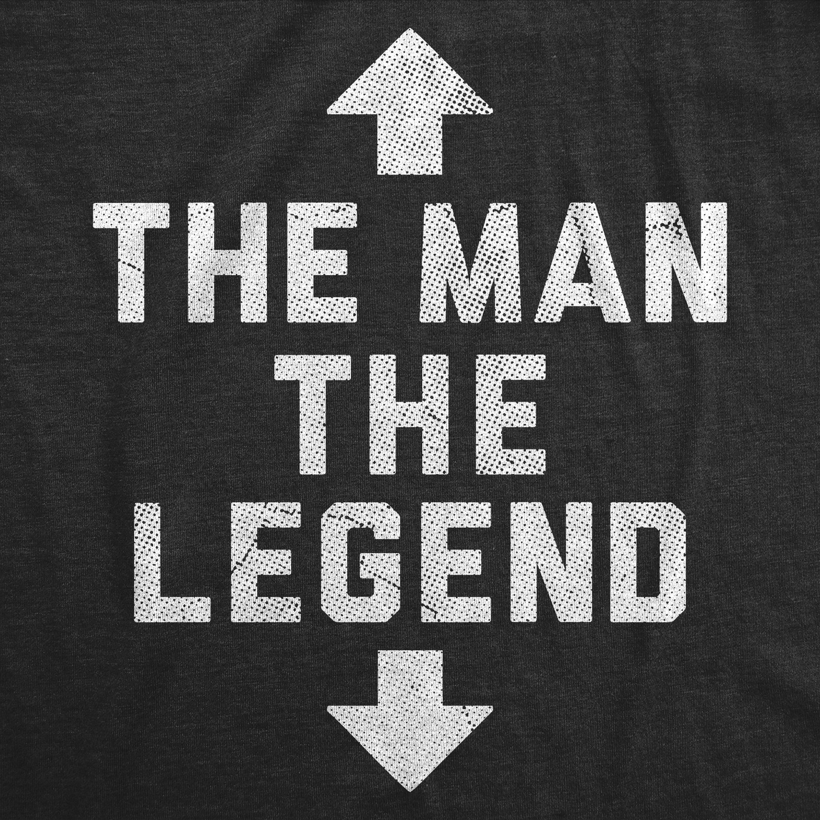 Mens Funny T Shirts The Man The Legend Sarcastic Arrow Graphic Novelty Tee for