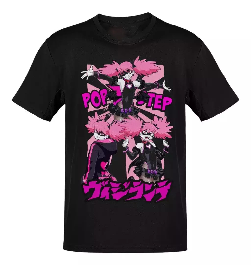 Anime My Hero Academia: Vigilantes Pop Step Logo Rosa T-Shirt Size S-5XL