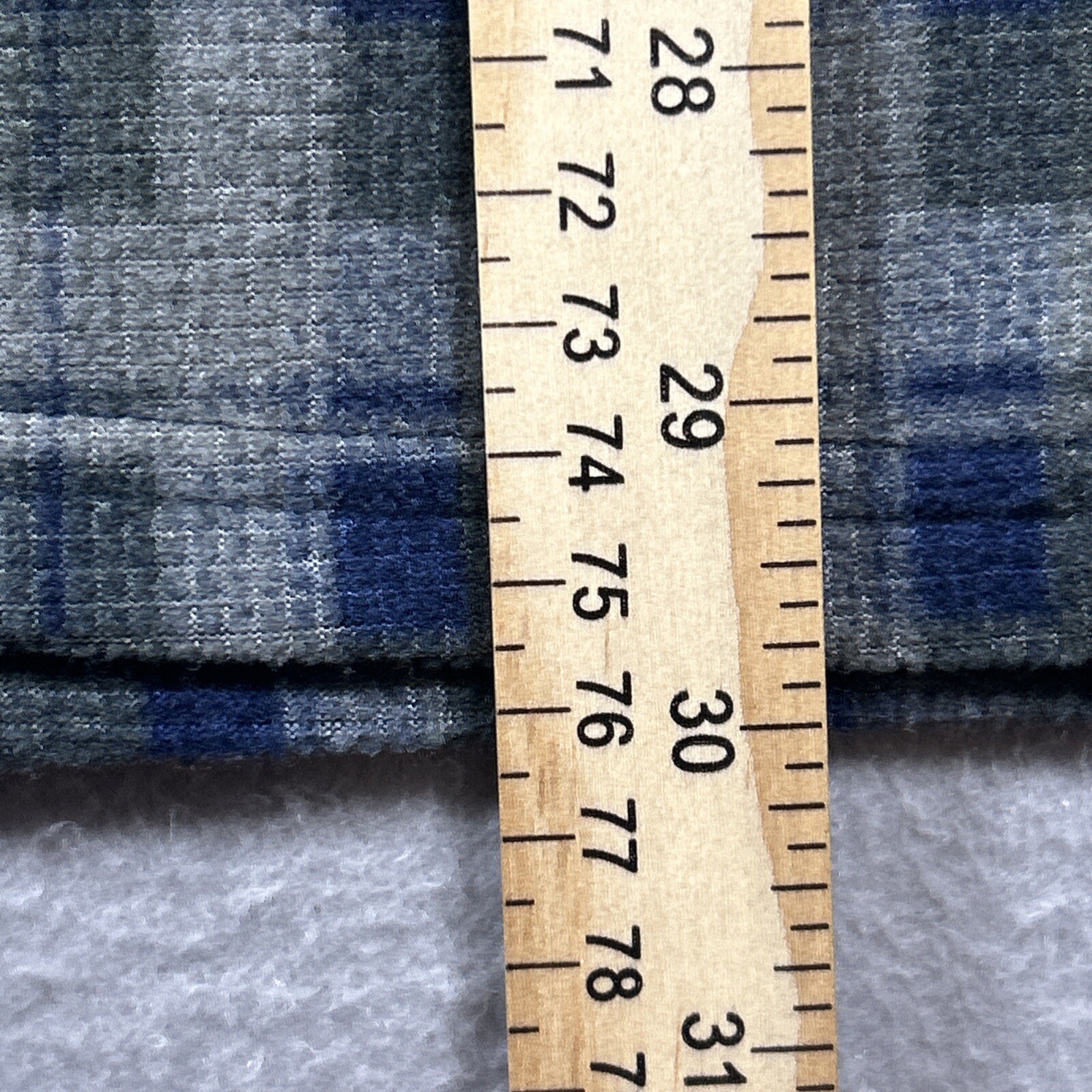 Nomads Pullover Long Sleeve Shirt Mens XL Plaid Green Blue Gray Soft Warm
