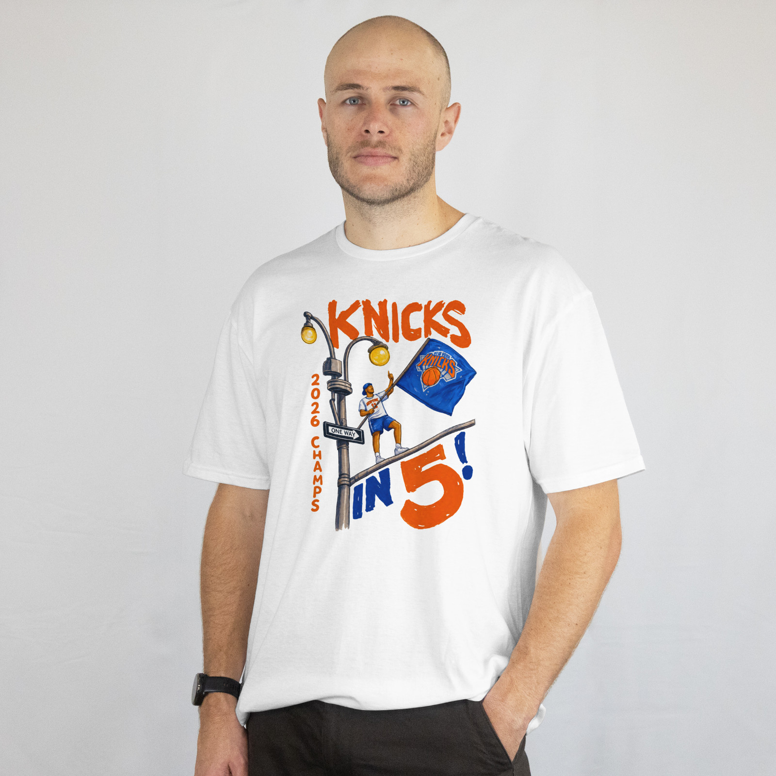 New York Knicks Graphic Tee Jersey Championship 2026 NBA Champs T-Shirt Vintage