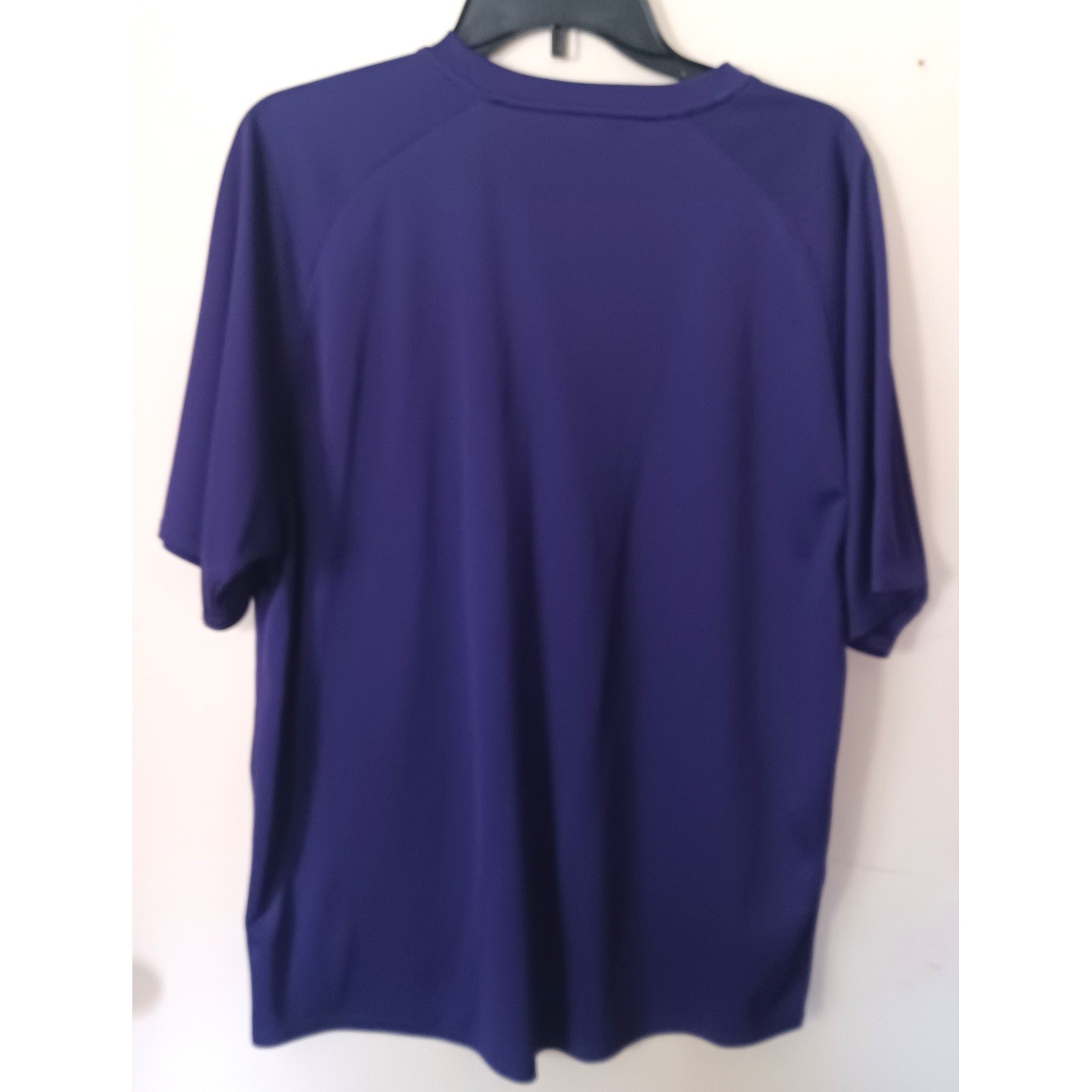 Russell Athletic Dri-Power Shirt Men Small Purple Performance Gym Running Sporty