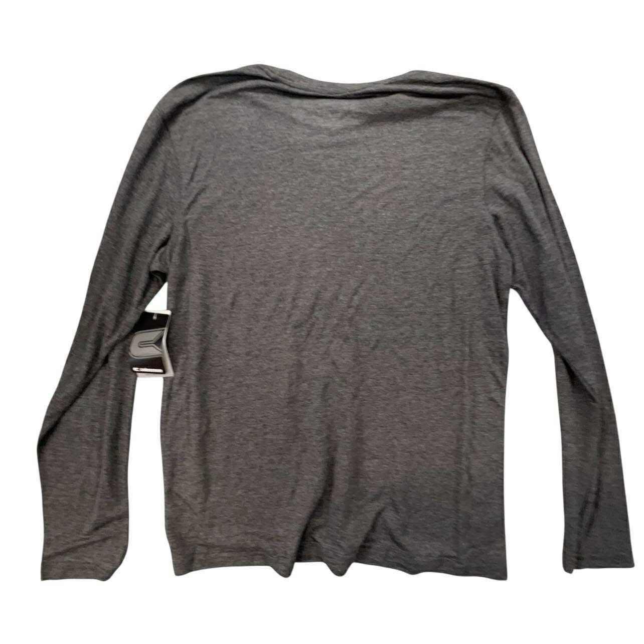 VCU Rams Athletics Colosseum Long Sleeve T Shirt Gray Collegiate NCAA