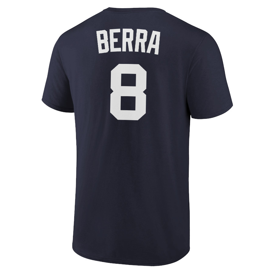 Yogi Berra T-Shirt New York Yankees Player Name and Number Soft Jersey Tee