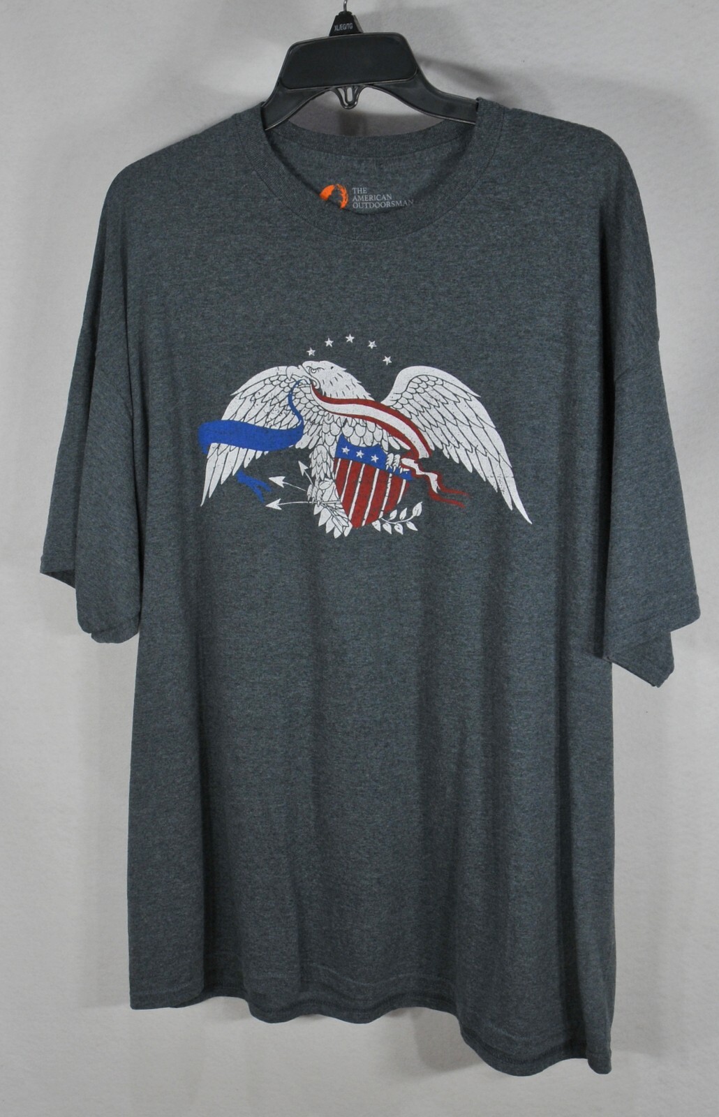 The American Outdoorsman Men&rsquo;s T shirt 2XL Graphic Gray PRE-OWNED