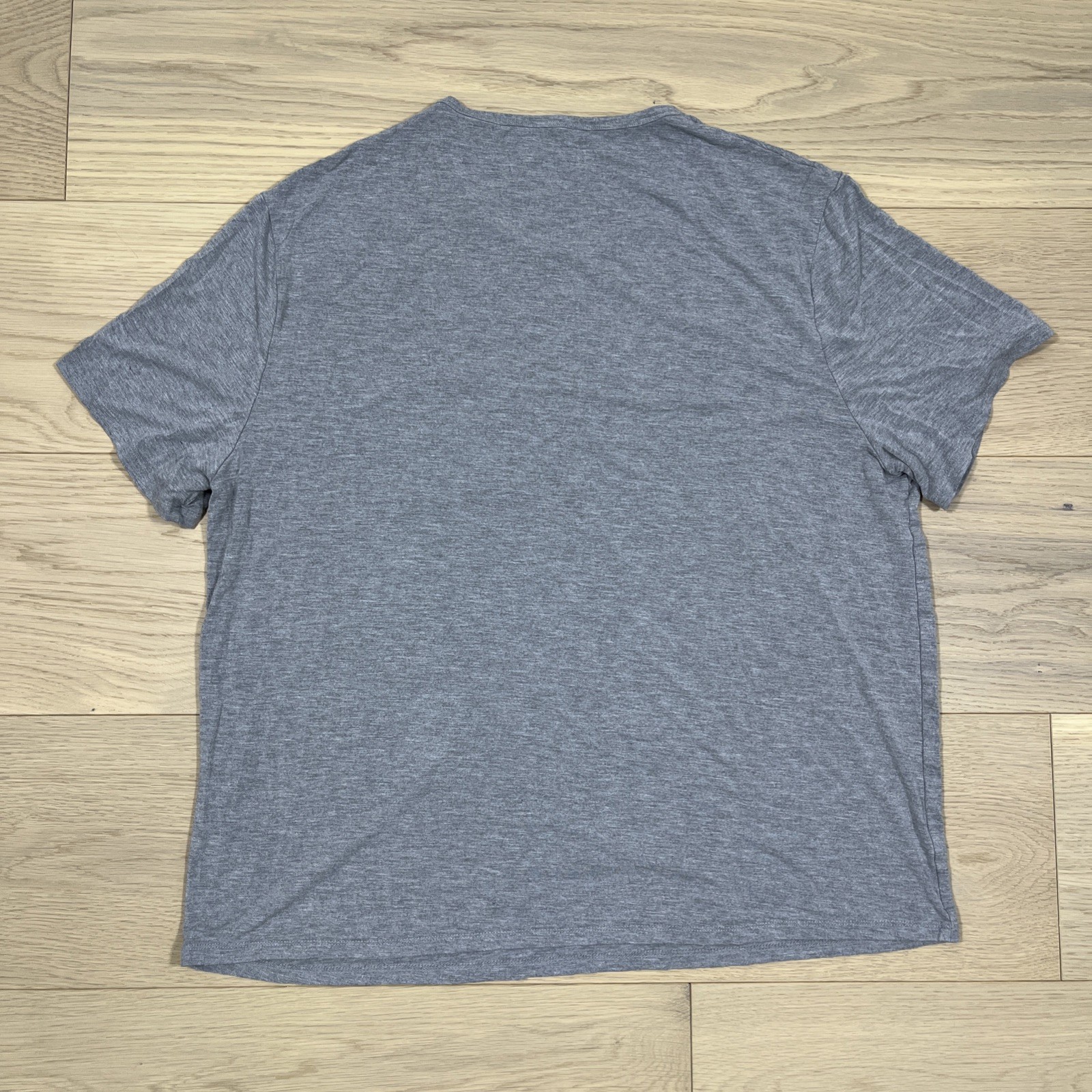 Cozy Earth Bamboo Lounge Pocket T-Shirt Tee Mens Size L Crew Neck Gray